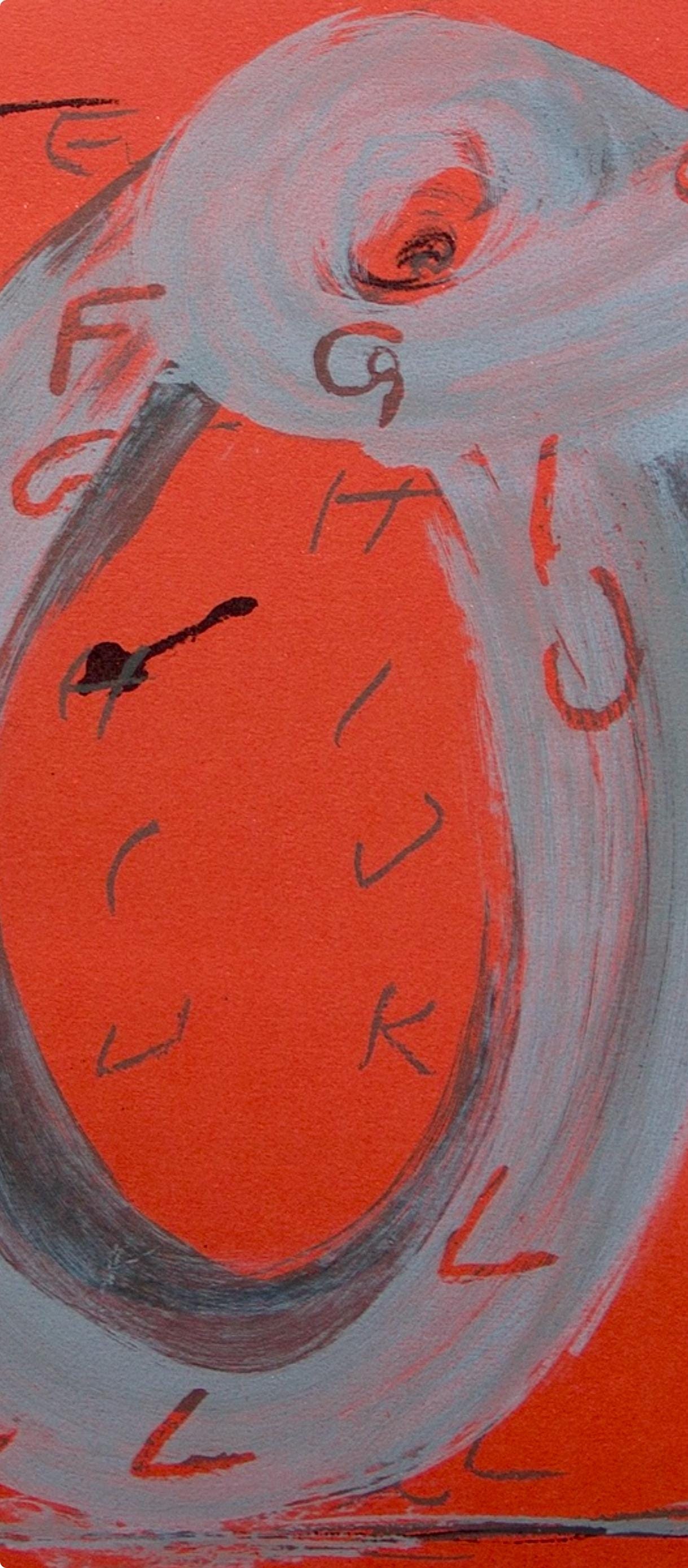Antoni Tàpies, Composition, Derrière le miroir, Limited Edition Lithograph