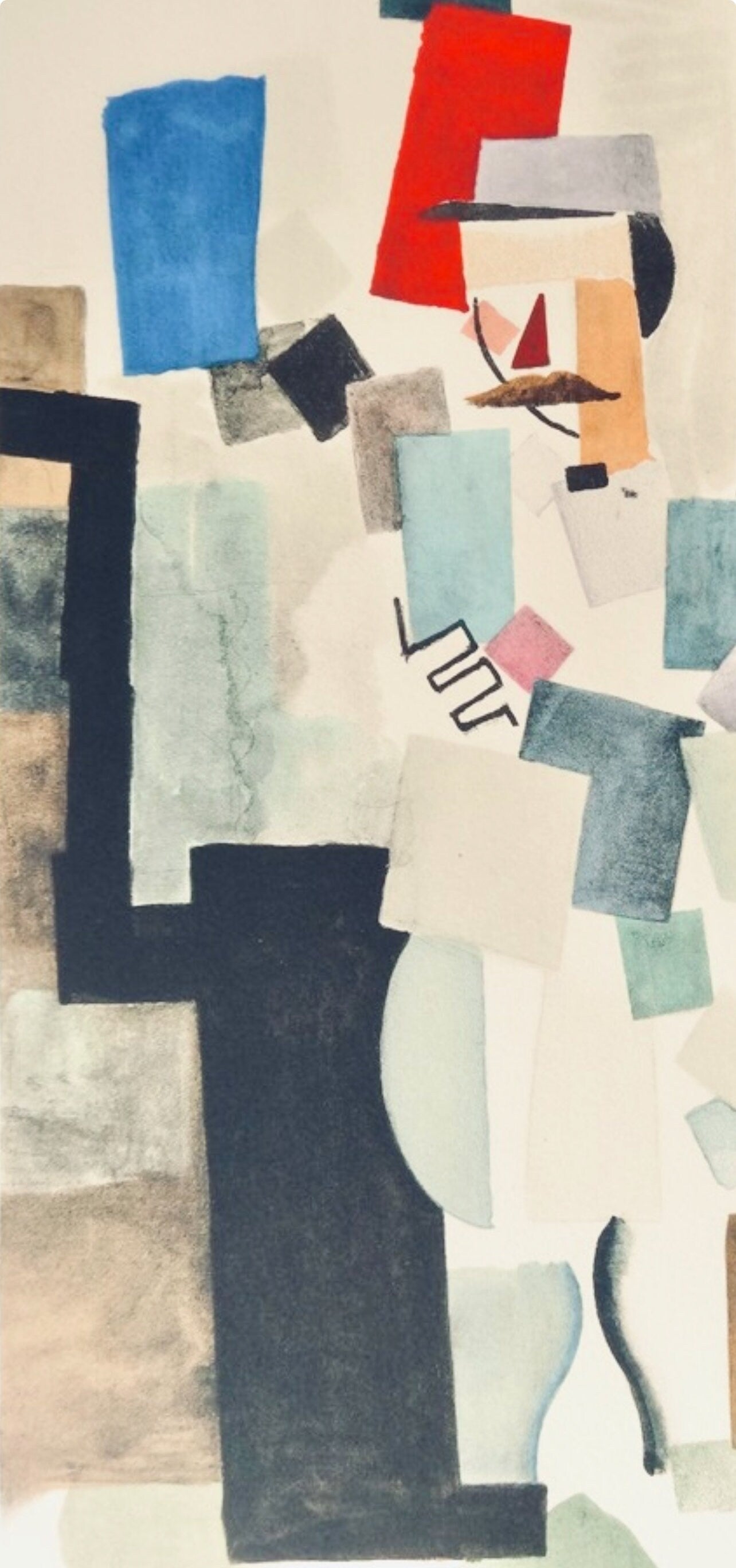 Roger de La Fresnaye, Scène militaire, Roger de La Fresnaye, Collection Pierre Lévy, Limited Edition Lithograph
