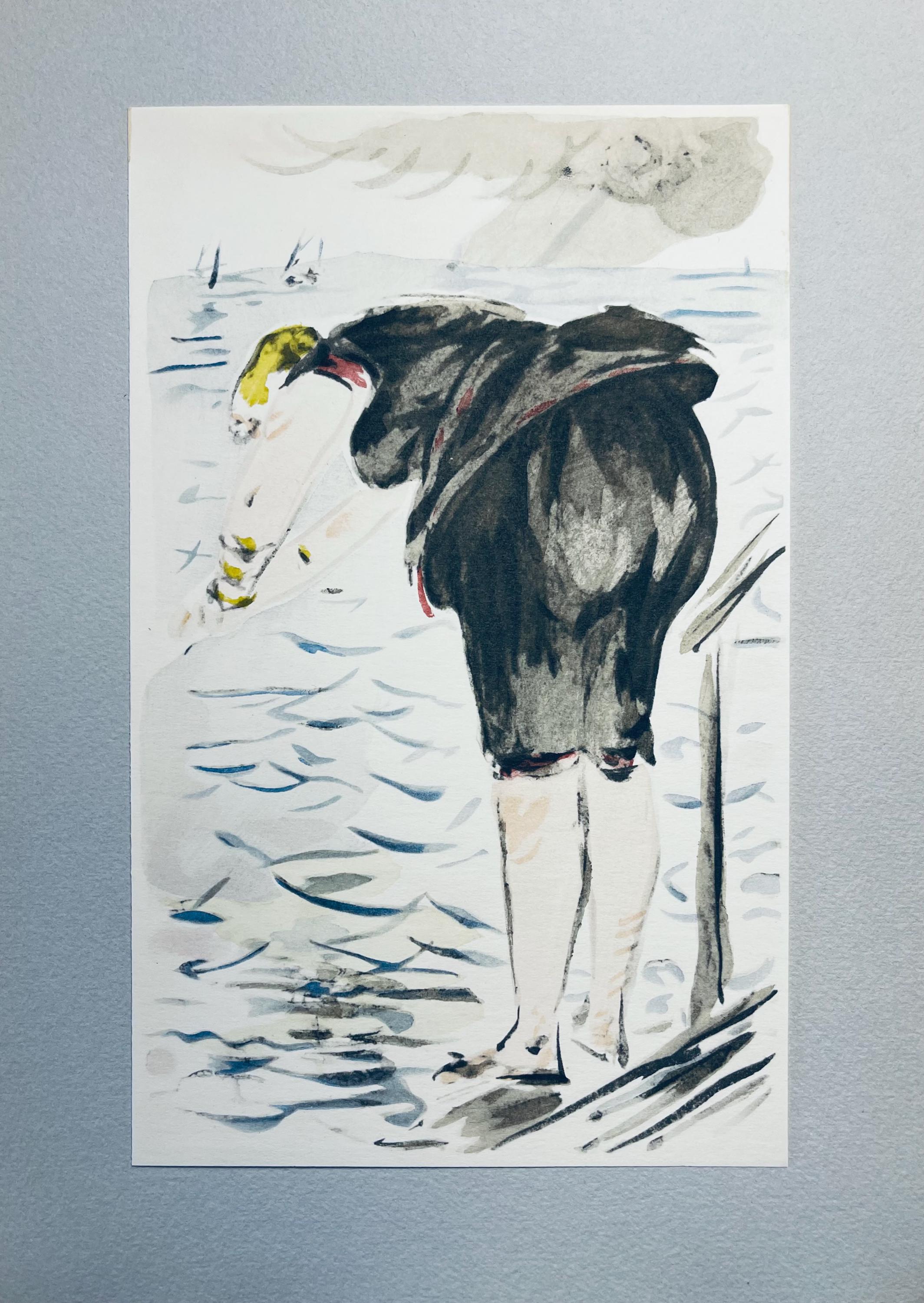 Édouard Manet, Composition, Édouard Manet, Letters with Aquarelles, Limited Edition Lithograph