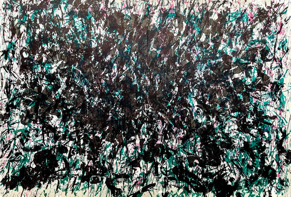 François Fiedler, Composition, Derrière le miroir, Limited Edition Lithograph