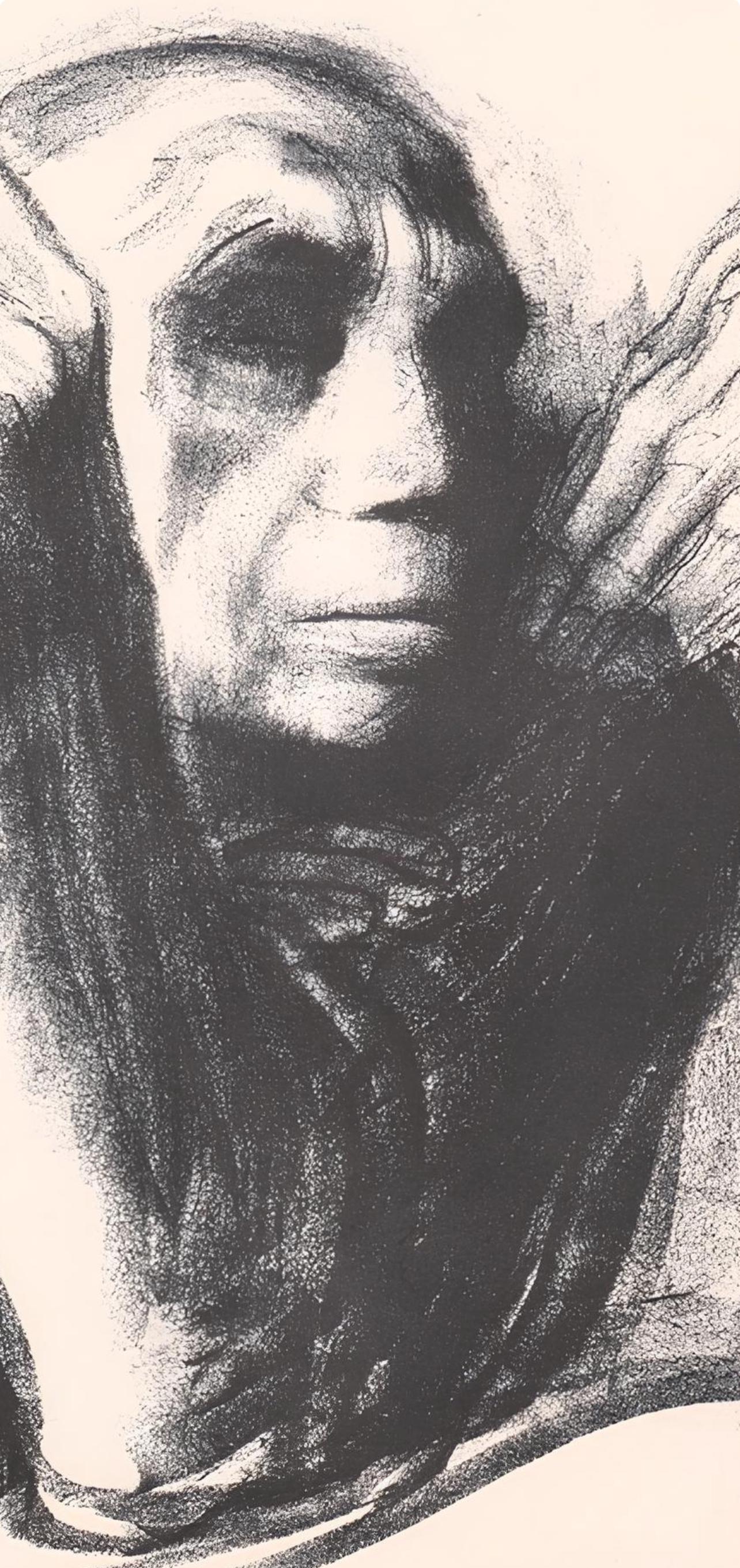 Käthe Kollwitz, Call of Death (Ruf des Todes), Limited Edition Lithograph