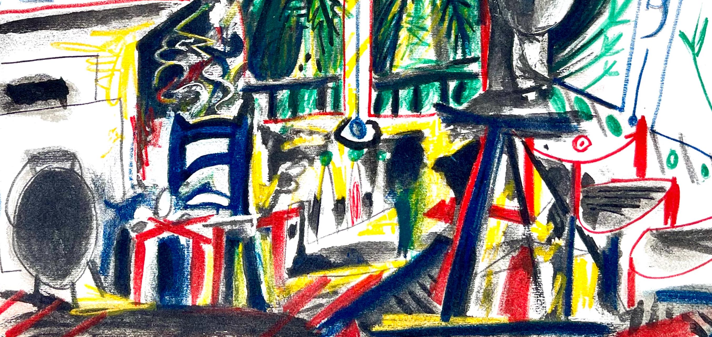 Pablo Picasso, Composition (Cramer 101), Carnet de la Californie, Limited Edition Lithograph