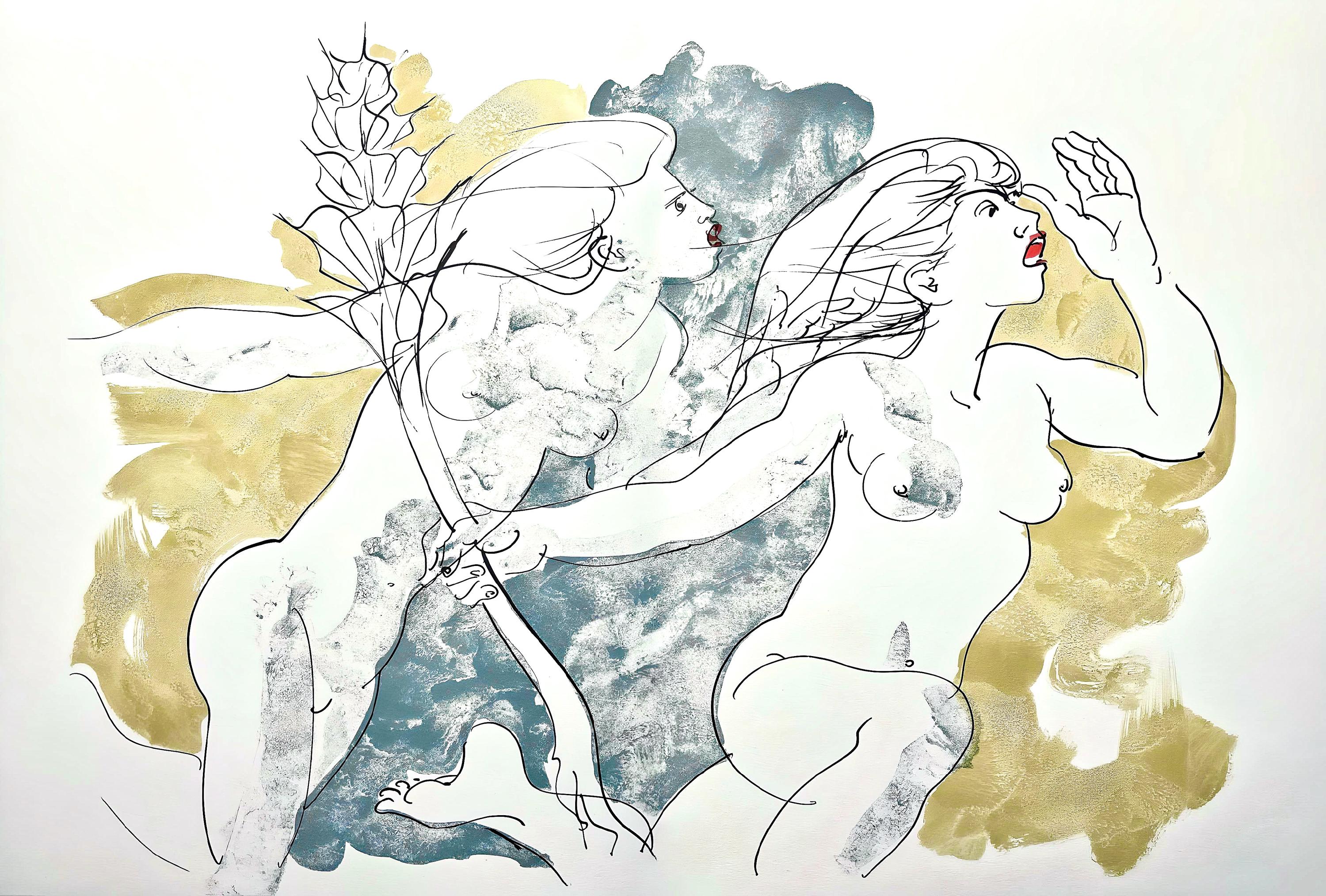 Hans Erni, Composition, Réflexions Simples Sur Le Corps, Limited Edition Lithograph