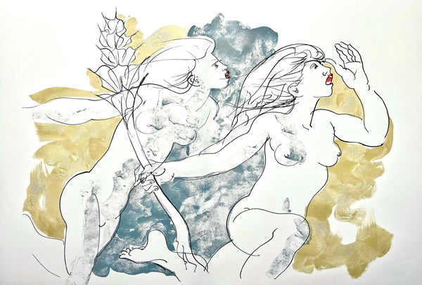 Hans Erni, Composition, Réflexions Simples Sur Le Corps, Limited Edition Lithograph