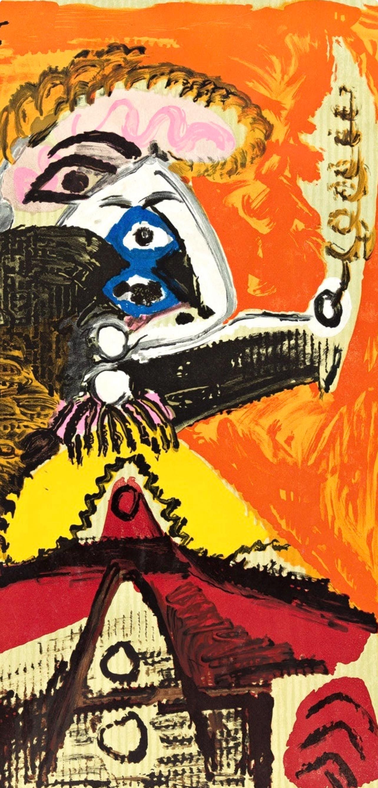 Pablo Picasso, Composition (Orozco 207-261), Vingt-Neuf Portraits Imaginaires, Limited Edition Lithograph