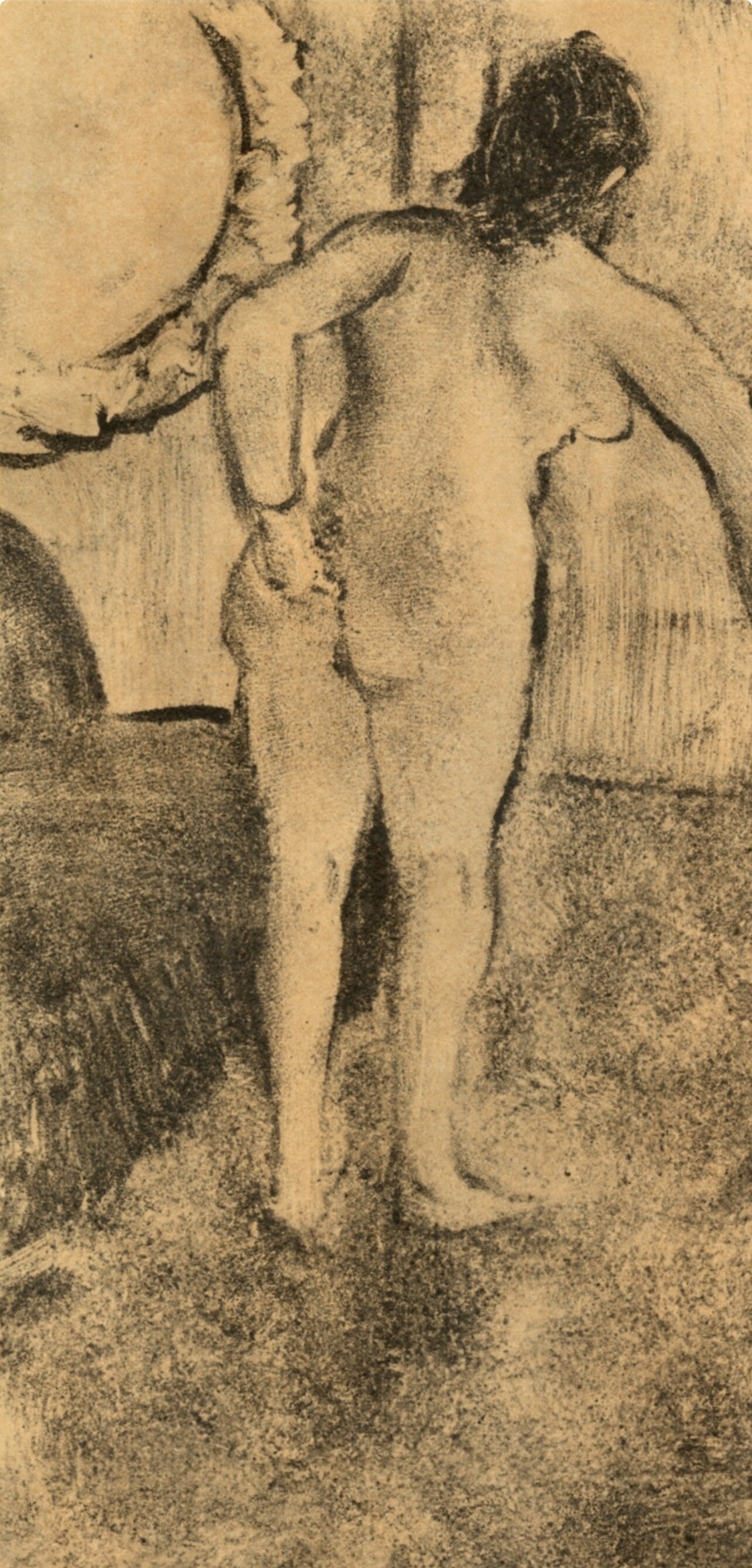 Edgar Degas, Nu debout, E. Degas Monotypes, Limited Edition Monotype