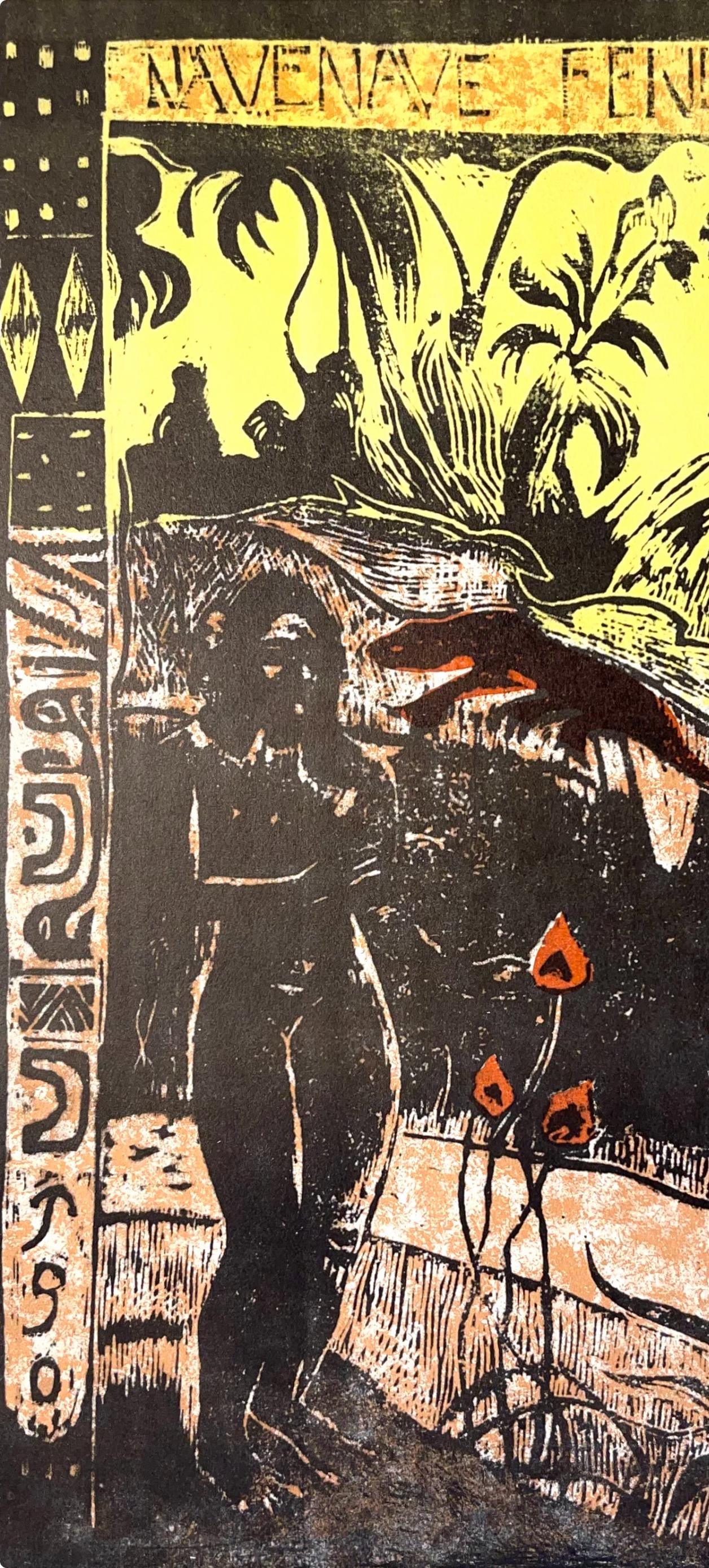 Paul Gauguin, Delightful Land (Nave nave fenua), Limited Edition Woodcut