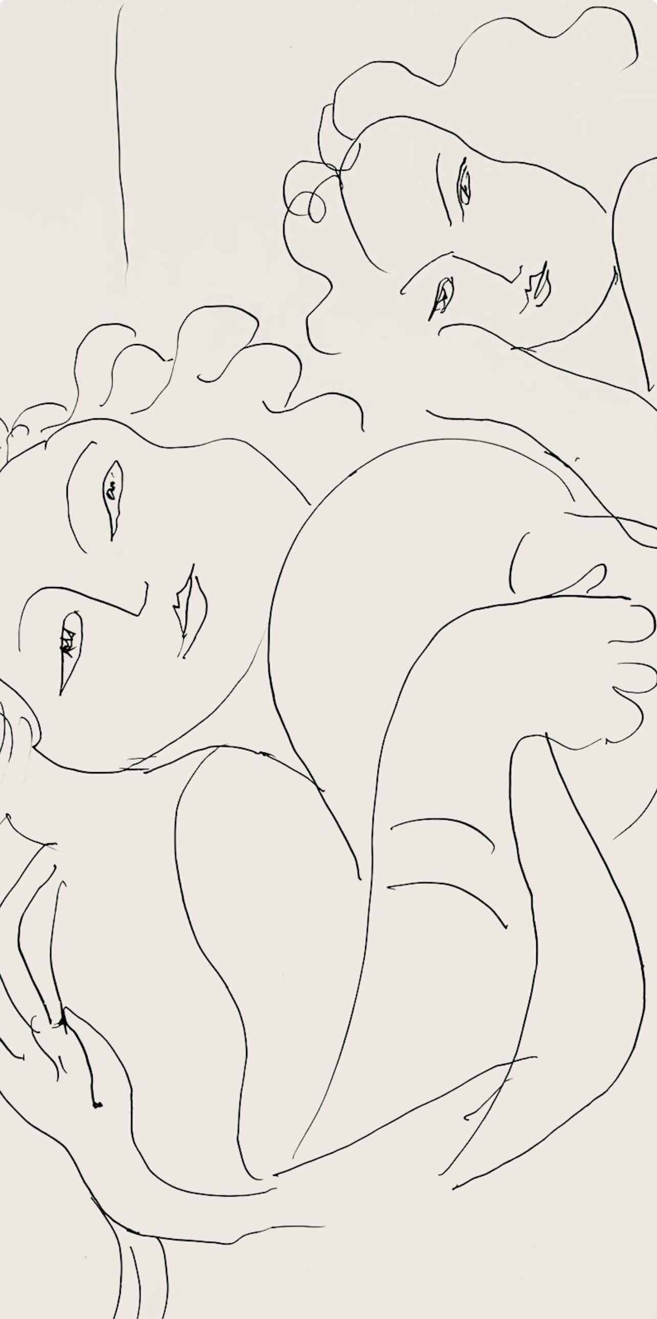Henri Matisse, Série F, var. 5 (Duthuit 9), Henri Matisse, Dessins, Thèmes et variations, Limited Edition Lithograph