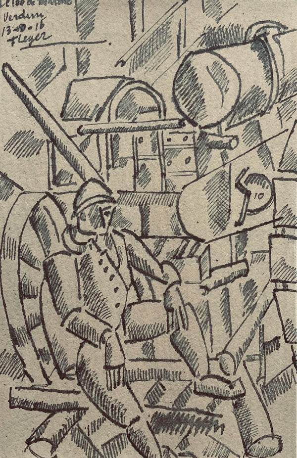 Fernand Léger, Le 100 De Marine, Fernand Léger, Dessins de Guerre, Limited Edition Lithograph