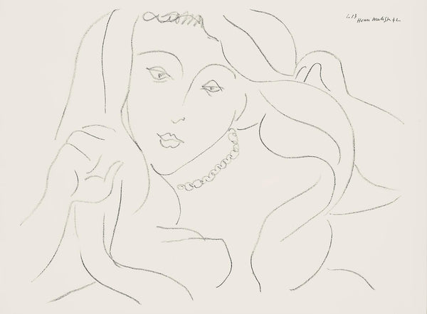 Henri Matisse, Série L, var. 13 (Duthuit 9), Henri Matisse, Dessins, Thèmes et variations, Limited Edition Lithograph