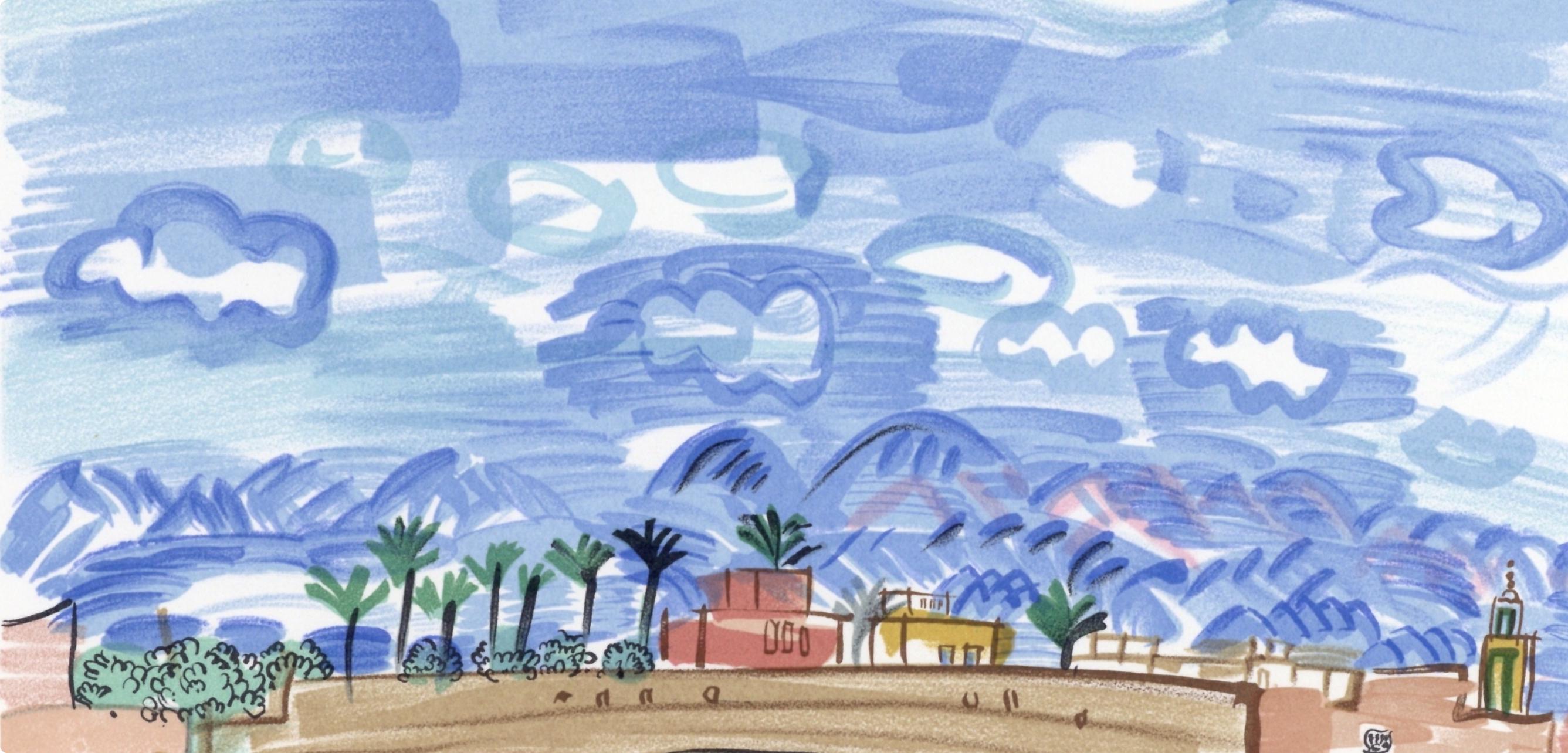 Raoul Dufy, Au Maroc, Lettre à mon peintre Raoul Dufy, Limited Edition Lithograph