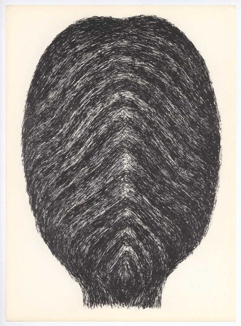 Raoul Ubac, Composition, Derrière le miroir, Limited Edition Lithograph