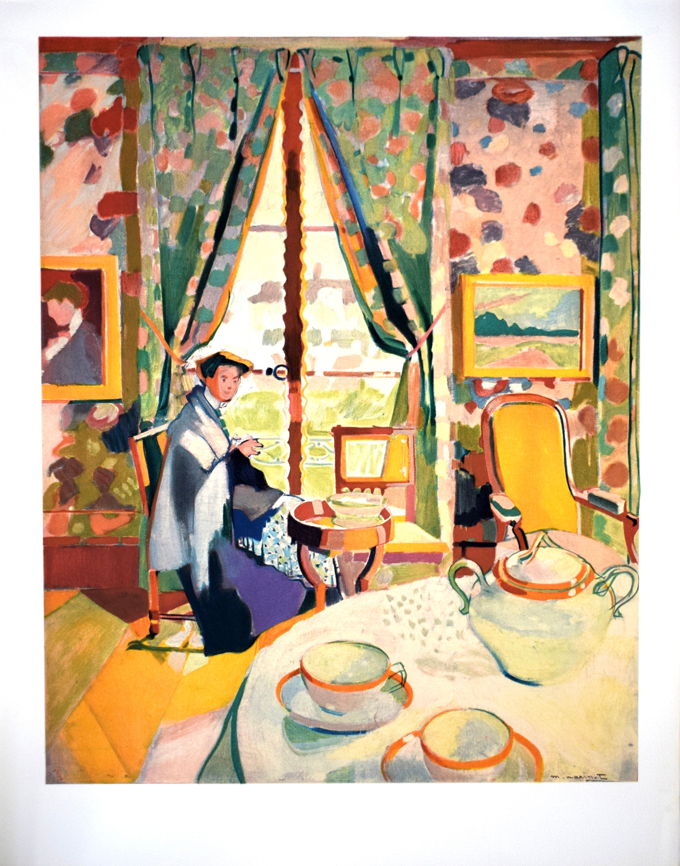 Maurice Marinot, Intérieur, Fauves, Collection Pierre Lévy, Limited Edition Lithograph