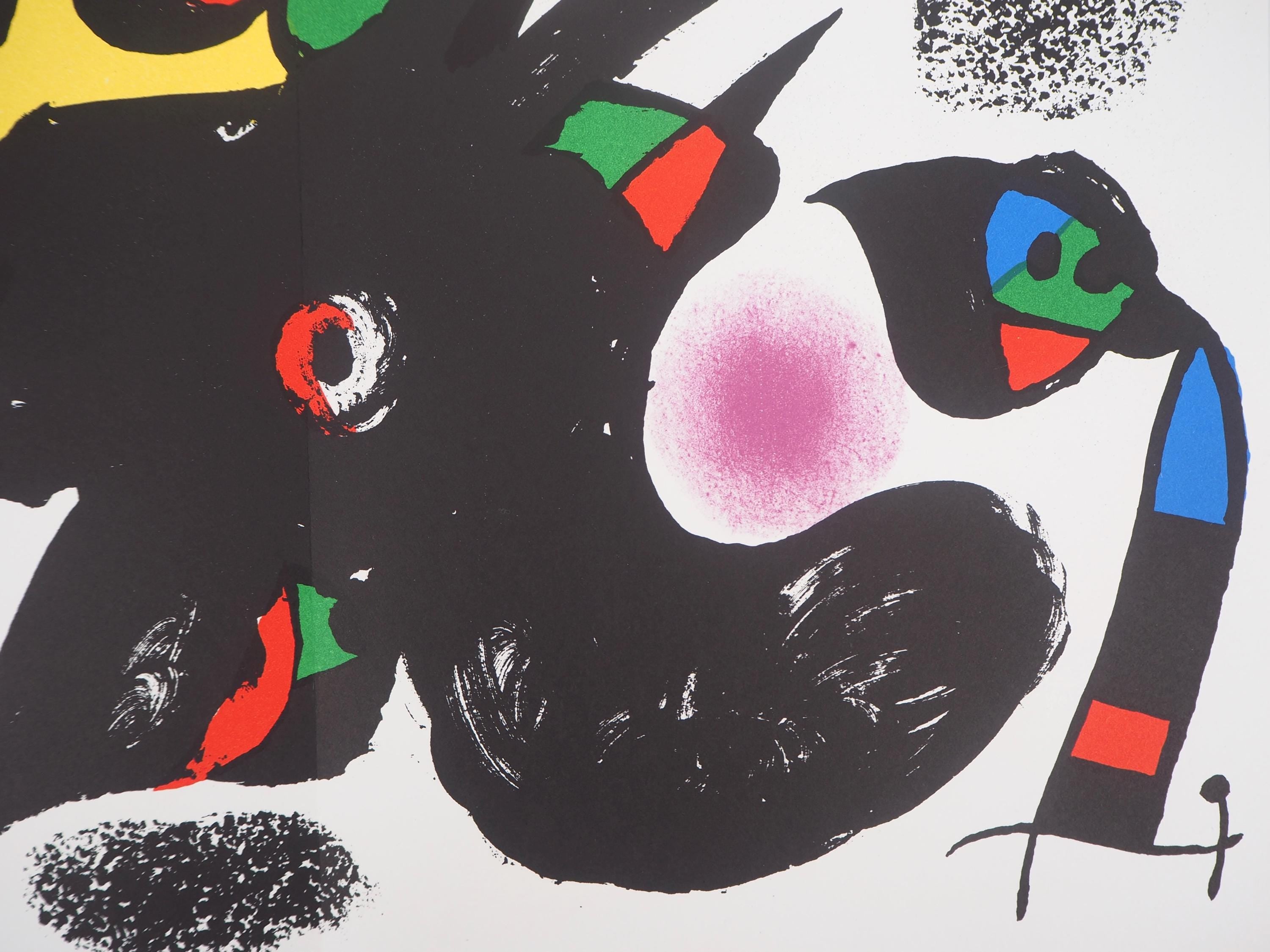 Joan Miró, Composition, XXe siècle, Limited Edition Lithograph