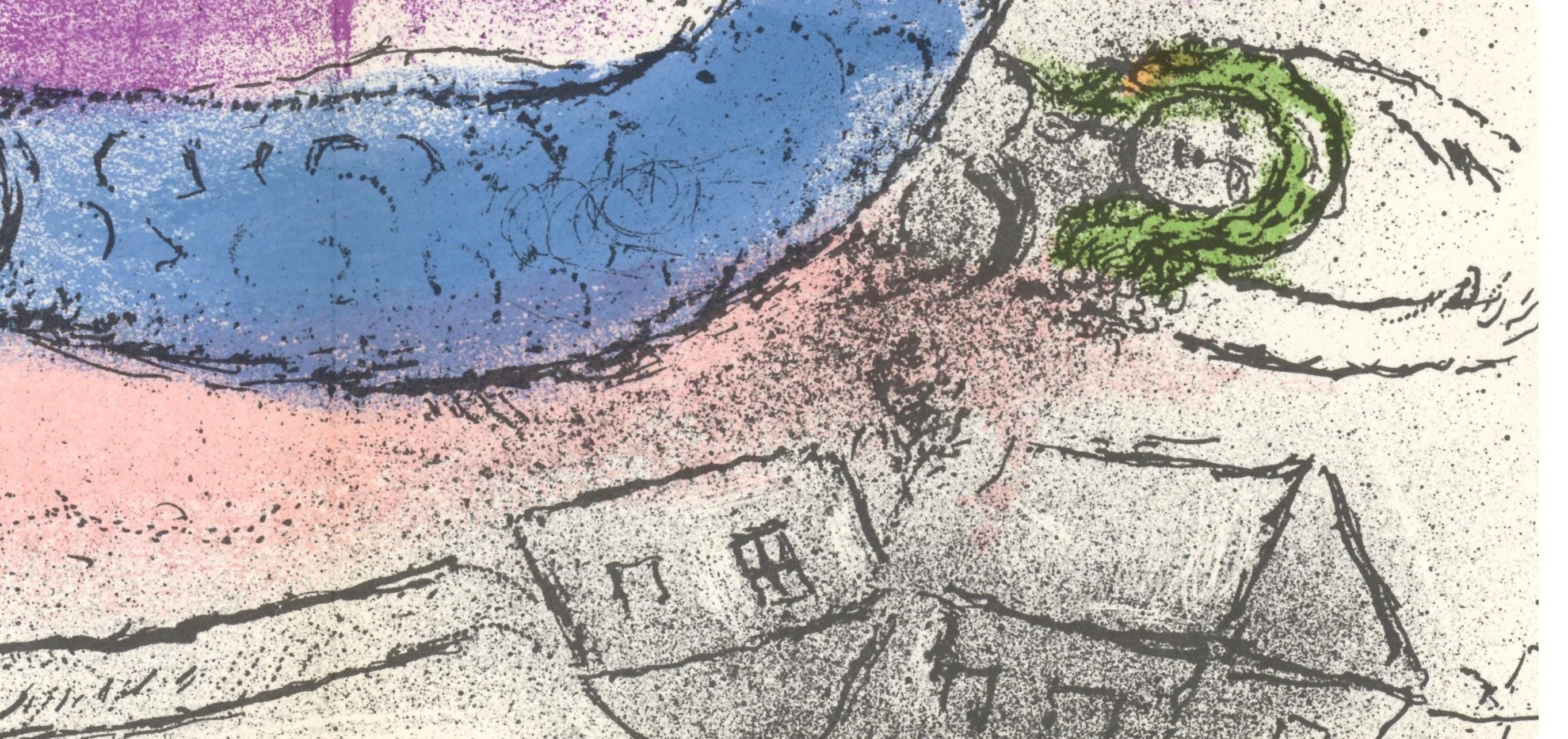 Marc Chagall, Composition (Mourlot 192-207; Cramer 34), Limited Edition Lithograph