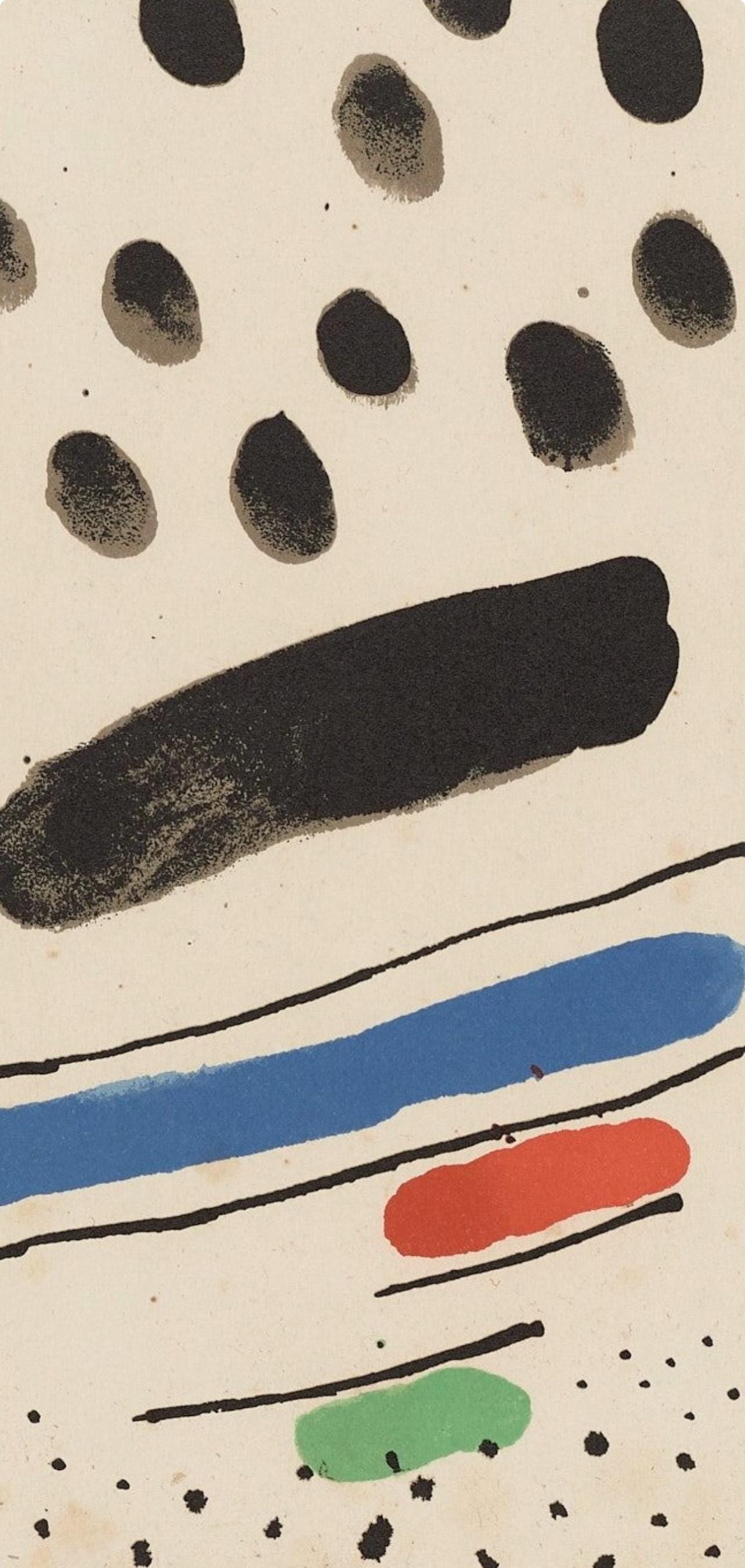 Joan Miró, Composition (Mourlot 872-881; Cramer 164), El tapís de Tarragona, Limited Edition Lithograph