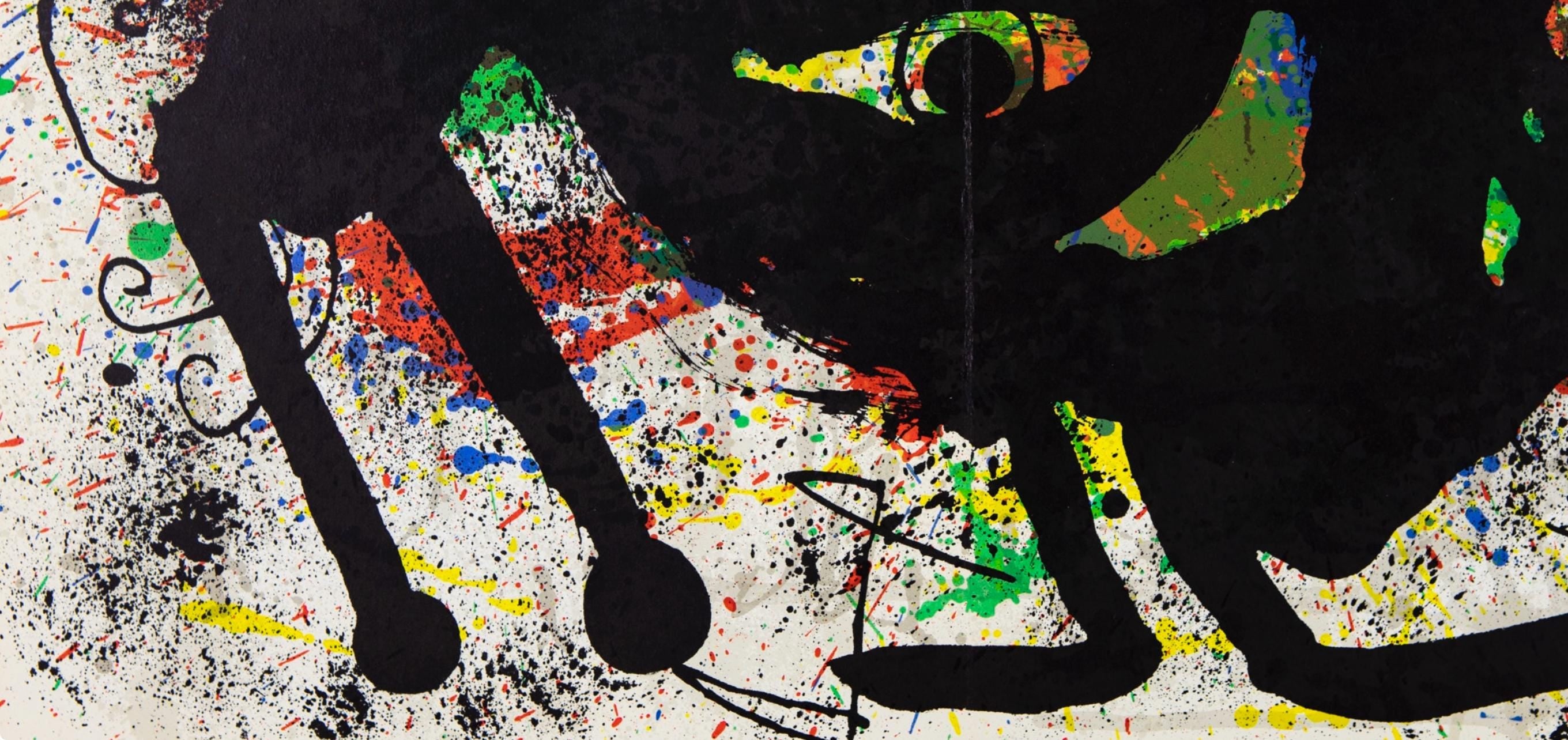 Joan Miró, Composition (Cramer 239; Mourlot 891), Derrière le miroir, Limited Edition Lithograph
