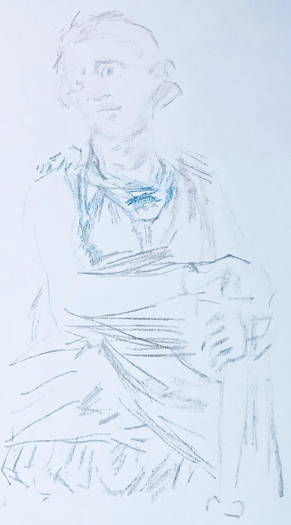 Oskar Kokoschka, Composition, Skizzenbuch der Italienischen Reise 1963, Limited Edition Lithograph