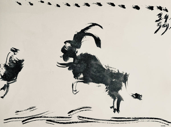 Pablo Picasso, Composition (Bloch 1276; Czwiklitzer 23), Toros y Toreros, Limited Edition Lithograph