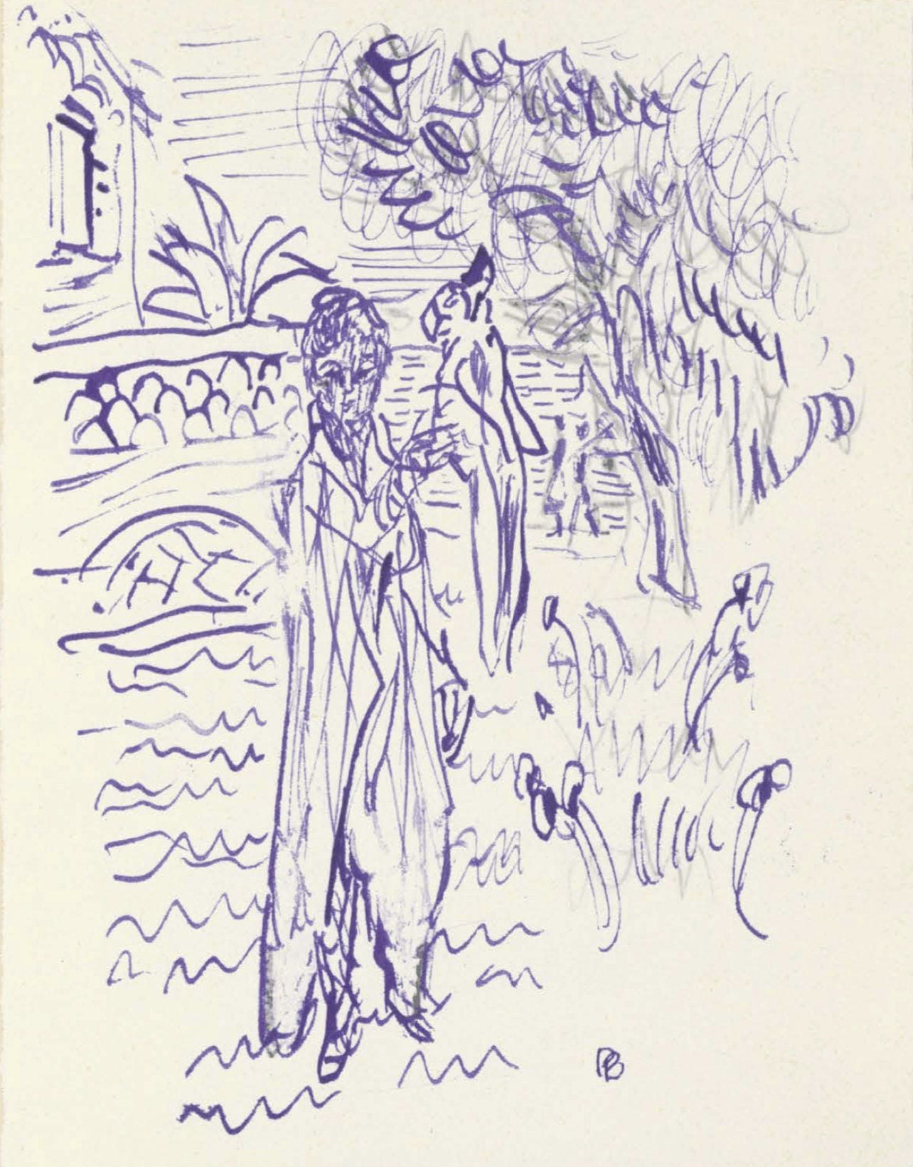 Pierre Bonnard, Composition (Terrasse 54), Pierre Bonnard Correspondences, Limited Edition Lithograph