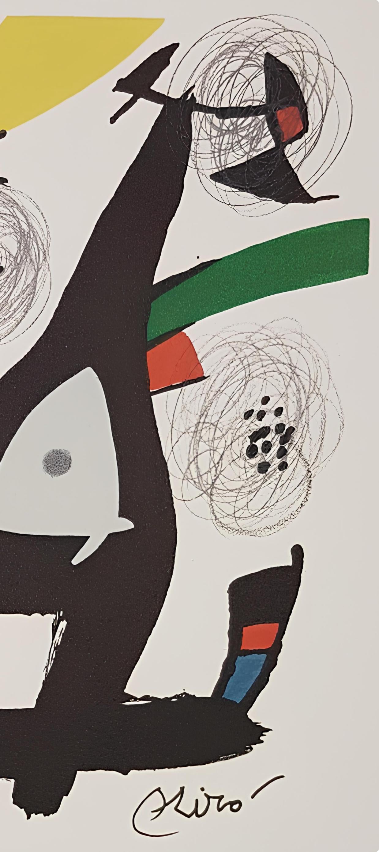 Joan Miró, Composition (Mourlot 1212-1225; Cramer 248), La mélodie acide, Limited Edition Lithograph