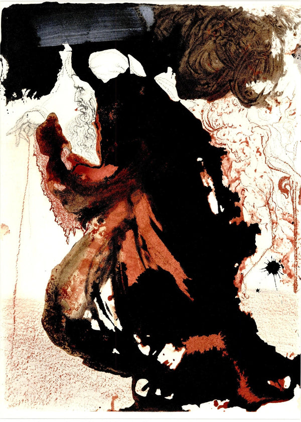 Salvador Dali, Composition (Michler/Löpsinger 1600; Field 69-3), Biblia Sacra, Limited Edition Lithograph