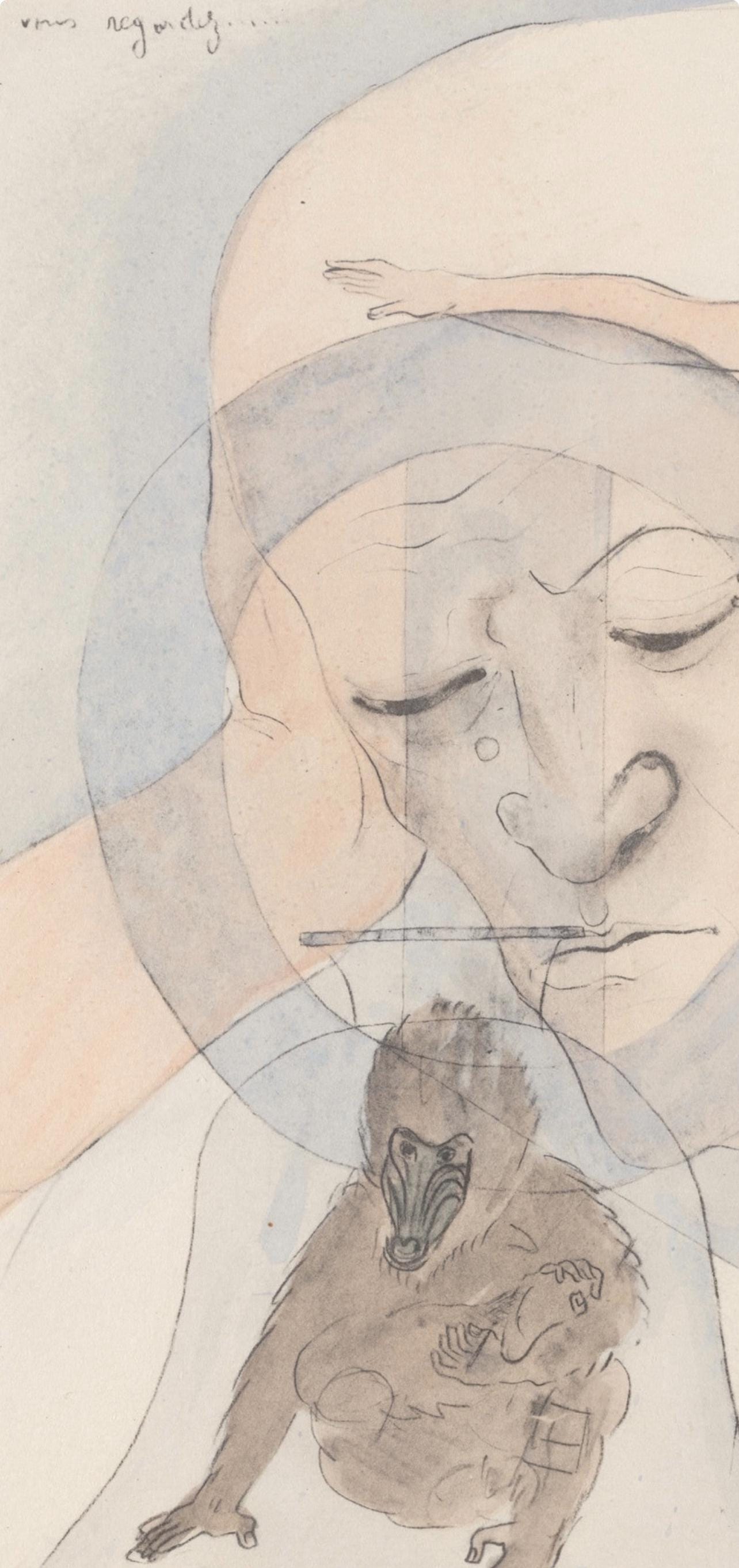 Francis Picabia, Composition, Le Peseur d'âmes (The Weigher of Souls), Limited Edition Lithograph
