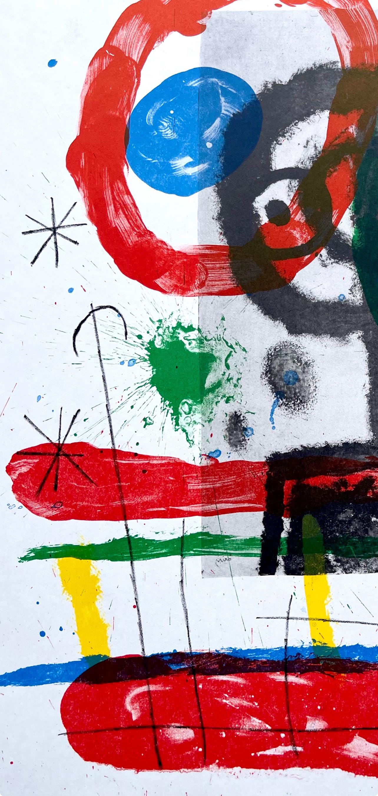 Joan Miró, Composition (Cramer 102; Mourlot 428-449), Derrière le miroir, Limited Edition Lithograph