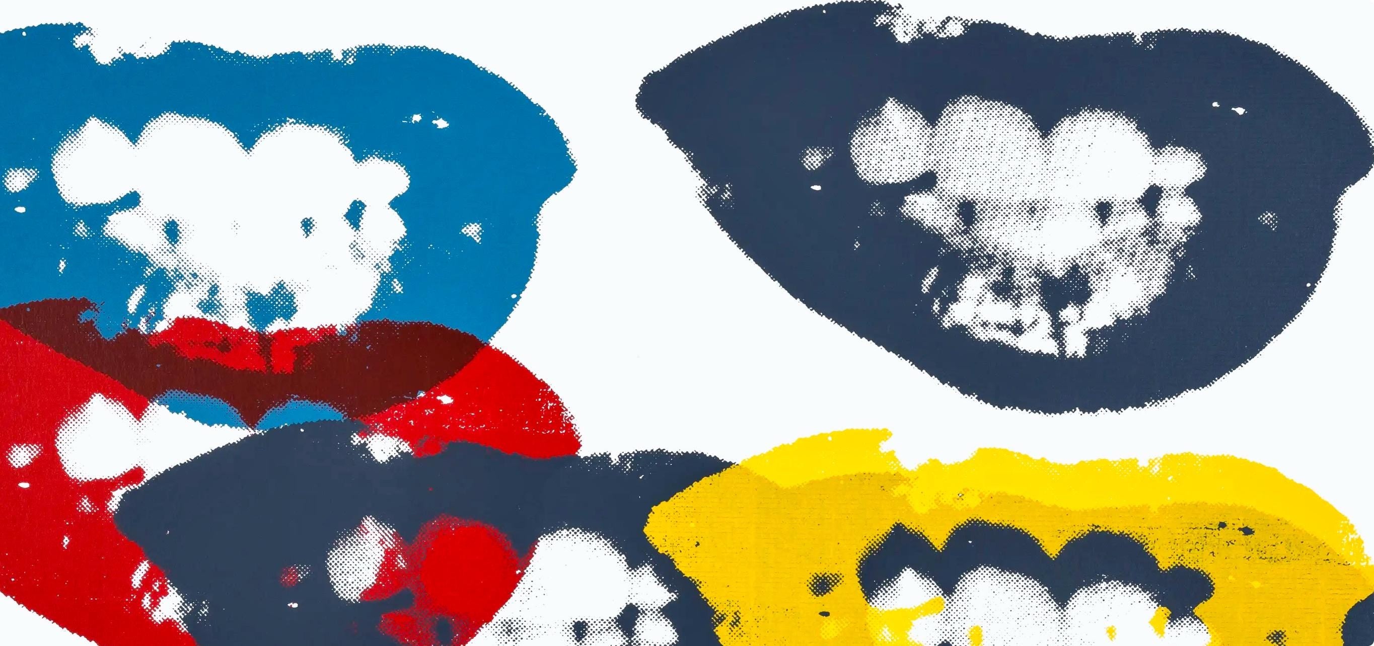 Andy Warhol, I love your kiss forever, Official Limited Edition, Sunday B. Morning, Silkscreen