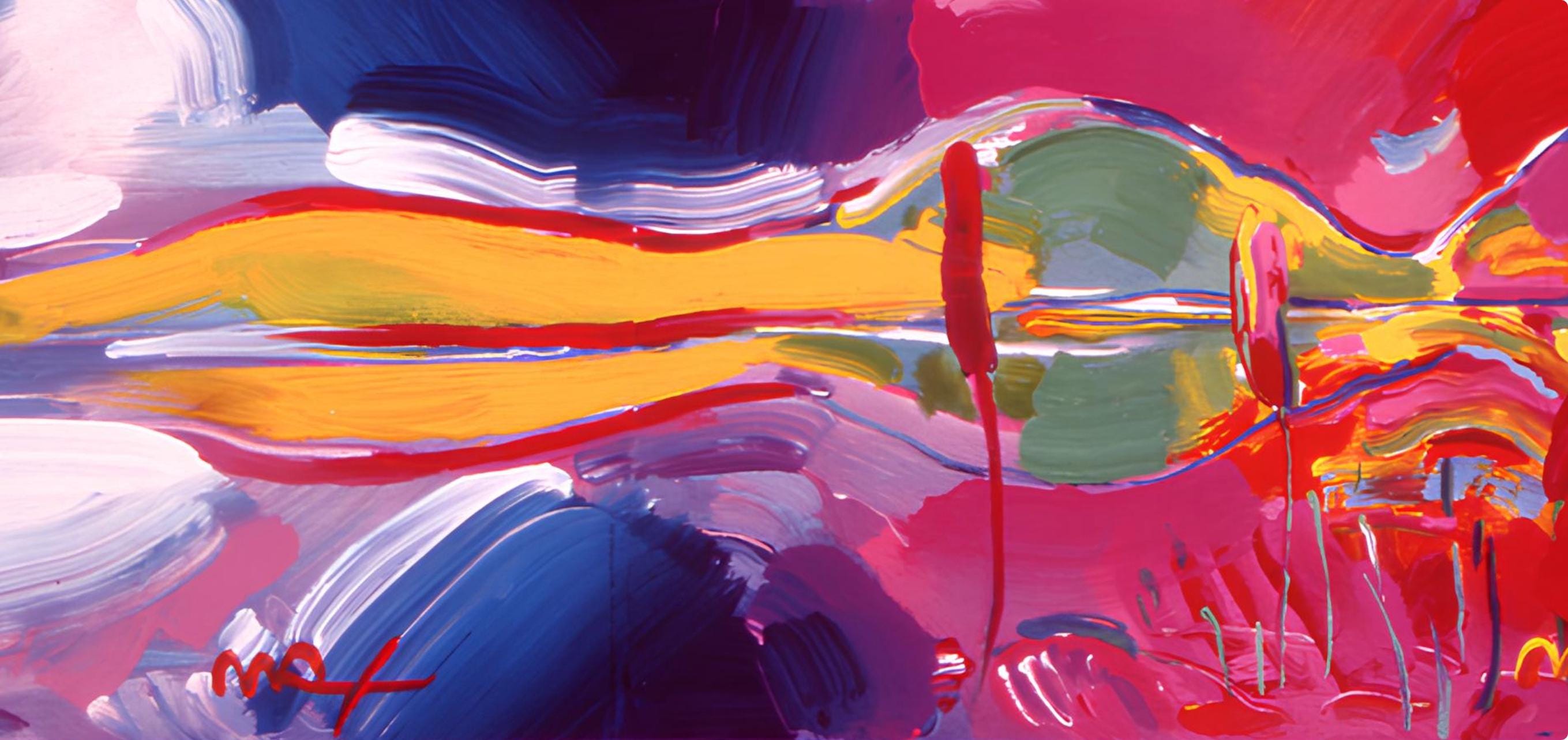 Peter Max, Four Seasons Series, 2000, Hand Signed, Official Edition Offset Lithograph