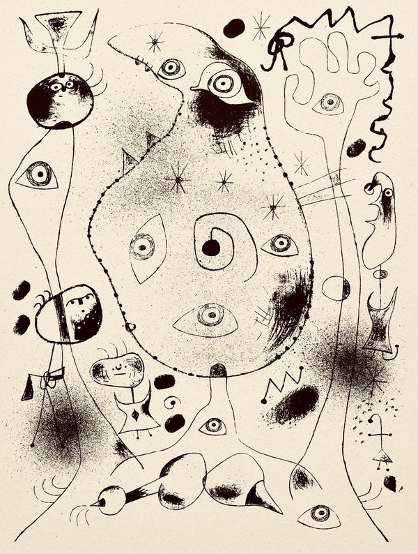 Joan Miró, Composition, The Prints of Joan Miro, Limited Edition Etching