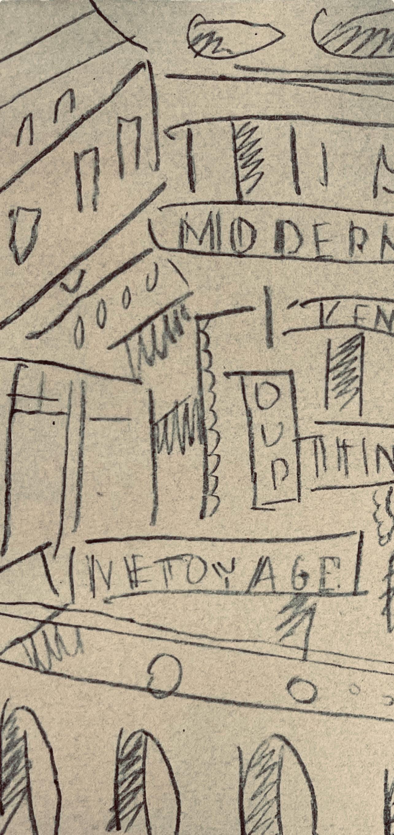 Fernand Léger, Verdun: La Place d'Armes, Fernand Léger, Dessins de Guerre, Limited Edition Lithograph