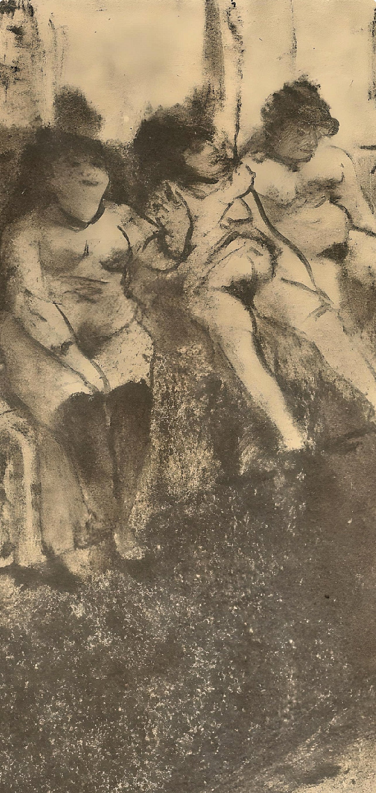 Edgar Degas, On attend les Clients, E. Degas Monotypes, Limited Edition Monotype