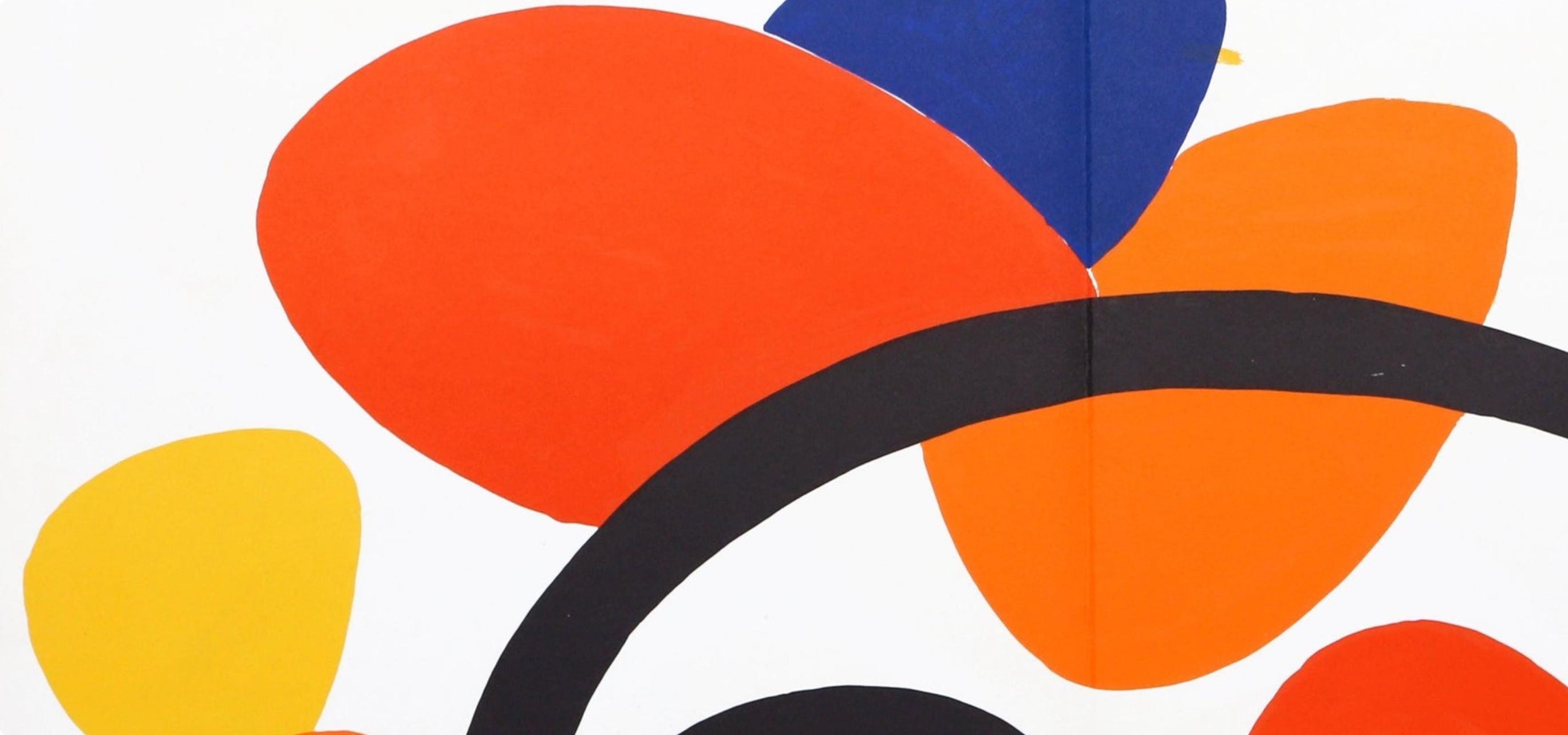Alexander Calder, Composition, Derrière le miroir, Limited Edition Lithograph