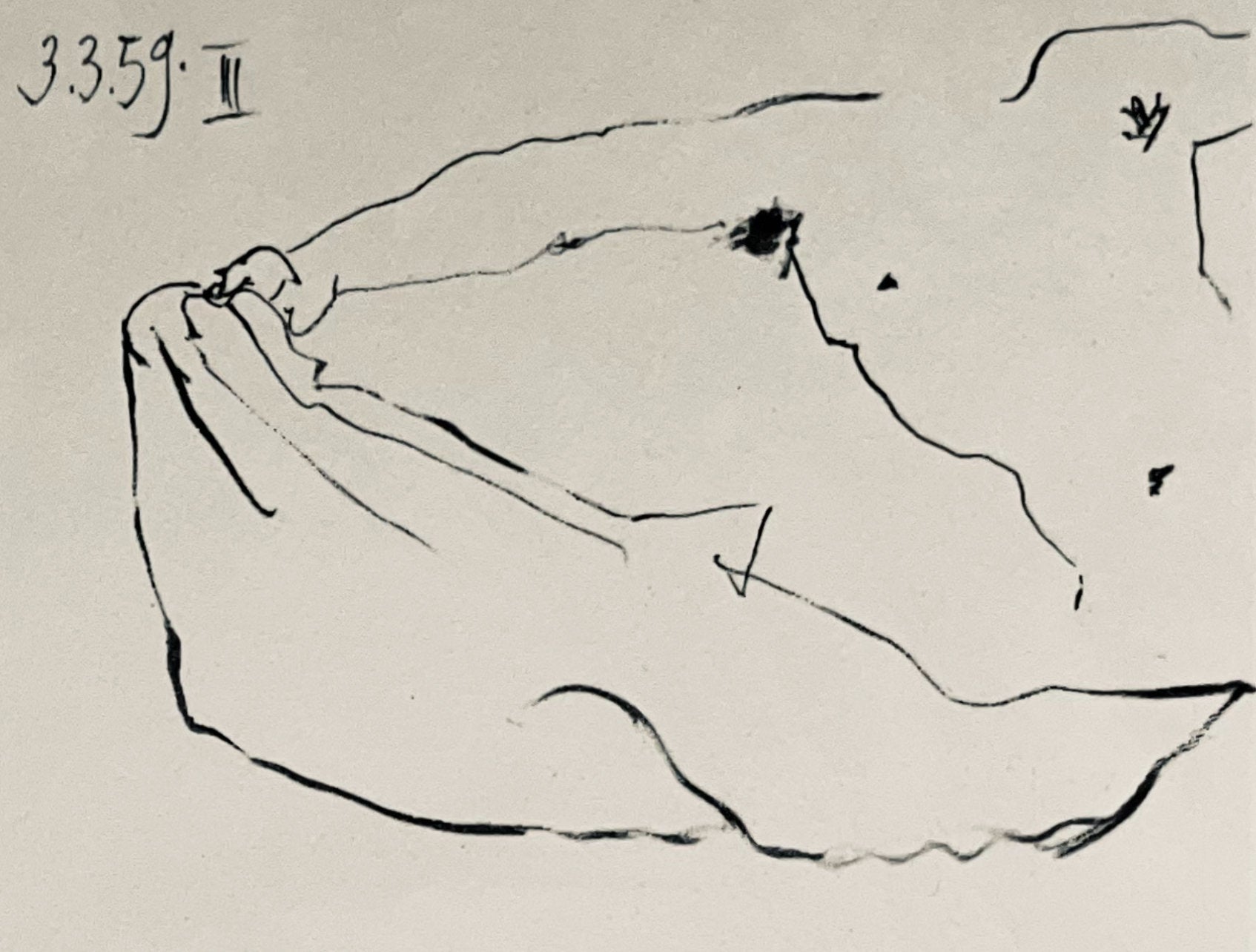 Pablo Picasso, Composition (Bloch 1276; Czwiklitzer 23), Toros y Toreros, Limited Edition Lithograph