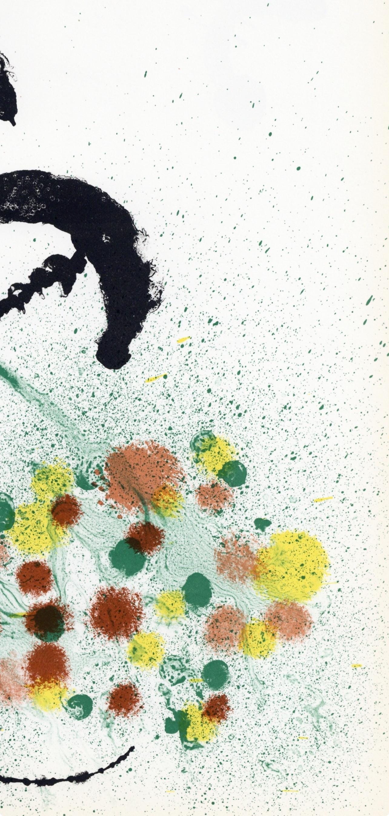 Joan Miró, Composition (Cramer 83; Mourlot 340-347), Derrière le miroir, Limited Edition Lithograph