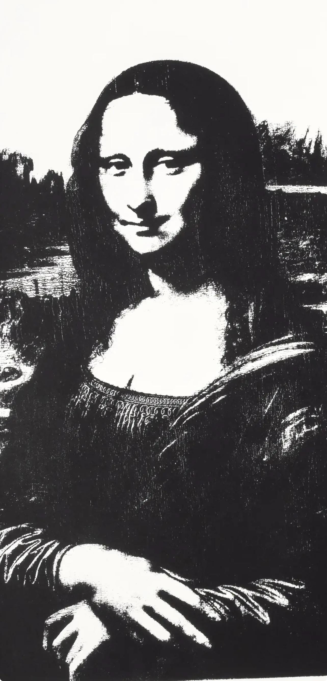 Andy Warhol, Mona Lisa (after Leonardo da Vinci), Official Limited Edition, Sunday B. Morning, Silkscreen