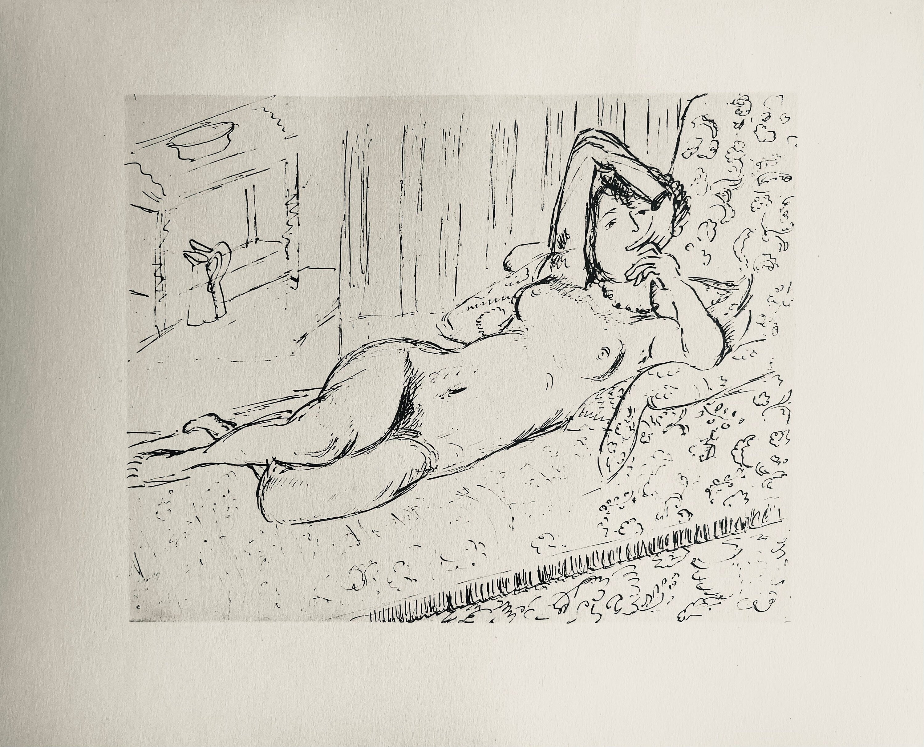Henri Matisse, Composition (Dutel 3), Dessins de Henri-Matisse, Limited Edition Lithograph