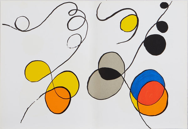Alexander Calder, Composition, Derrière le miroir, Limited Edition Lithograph