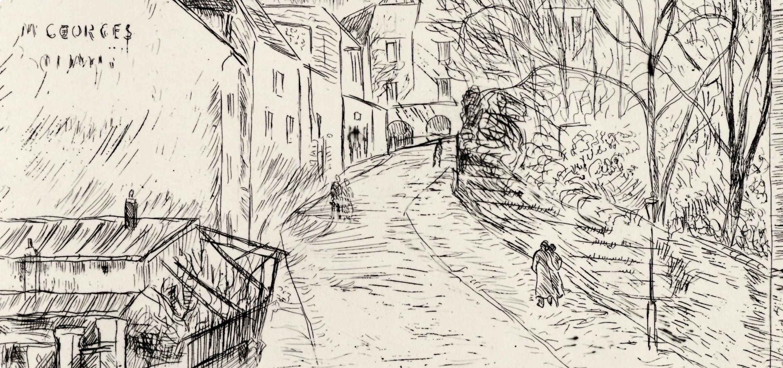 Charles Camoin, Montmartre, A La gloire à Paris, Limited Edition Etching