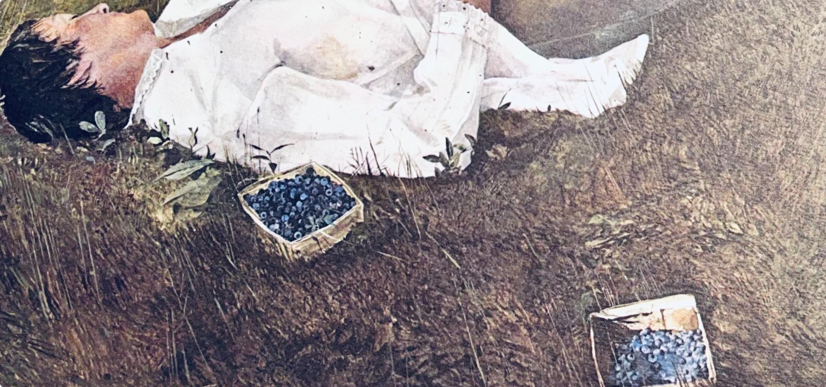 Andrew Wyeth, The Berry Picker, The Four Seasons, Limited Edition Lithograph