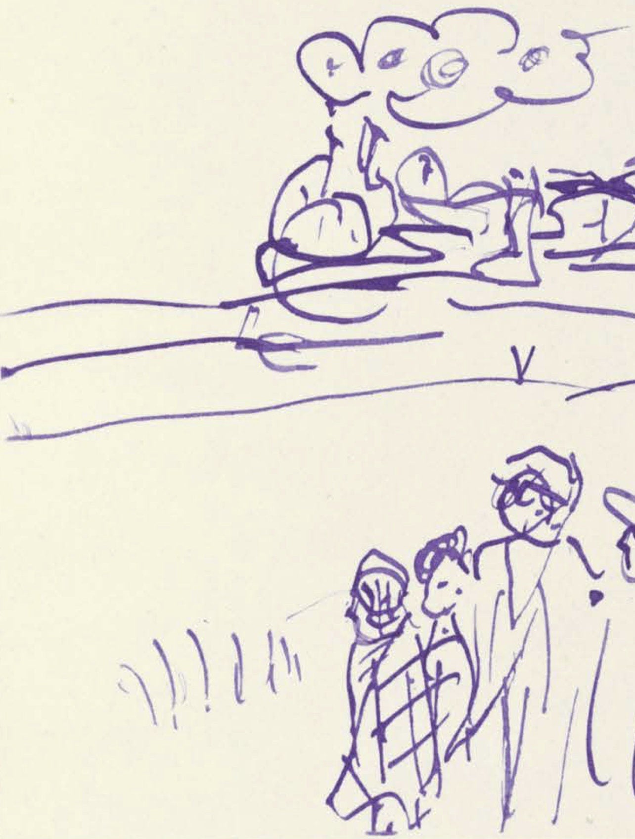 Pierre Bonnard, Composition (Terrasse 54), Pierre Bonnard Correspondences, Limited Edition Lithograph