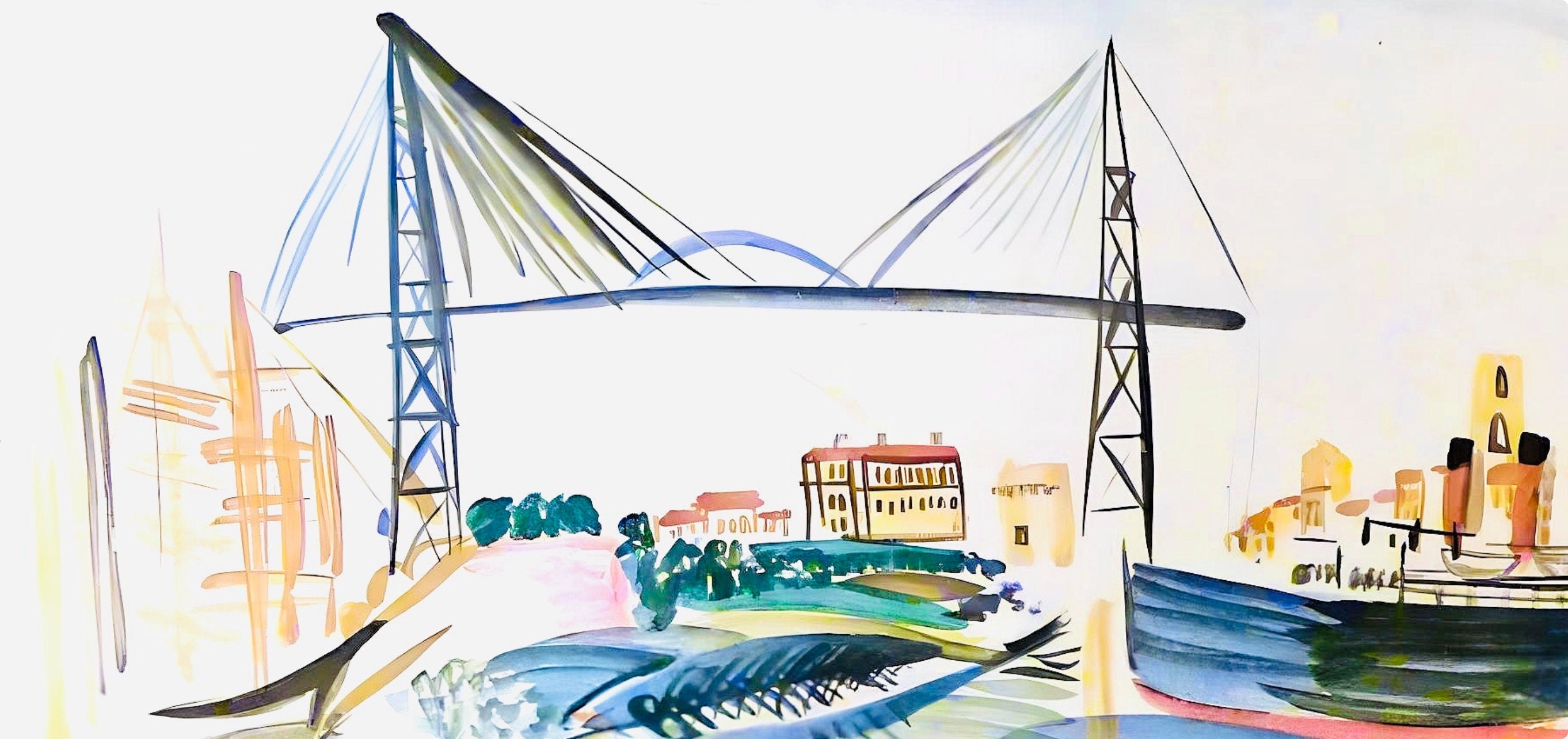 Raoul Dufy, Le Vieux-Port, Vacances forcées