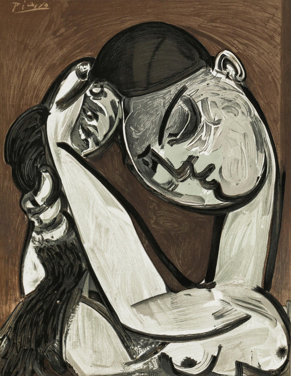 Pablo Picasso, Femme se coiffante, XXe siècle, Limited Edition Lithograph
