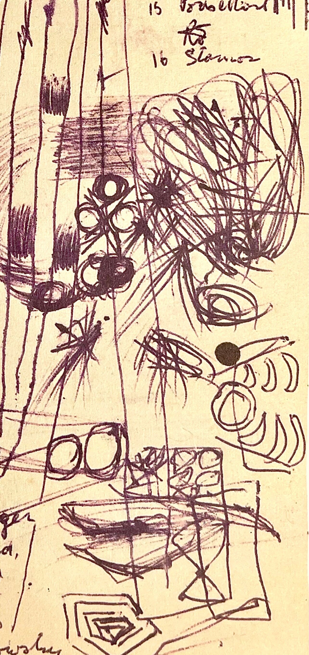 Jackson Pollock, Composition, Jackson Pollock, The Last Sketchbook, Limited Edition Lithograph