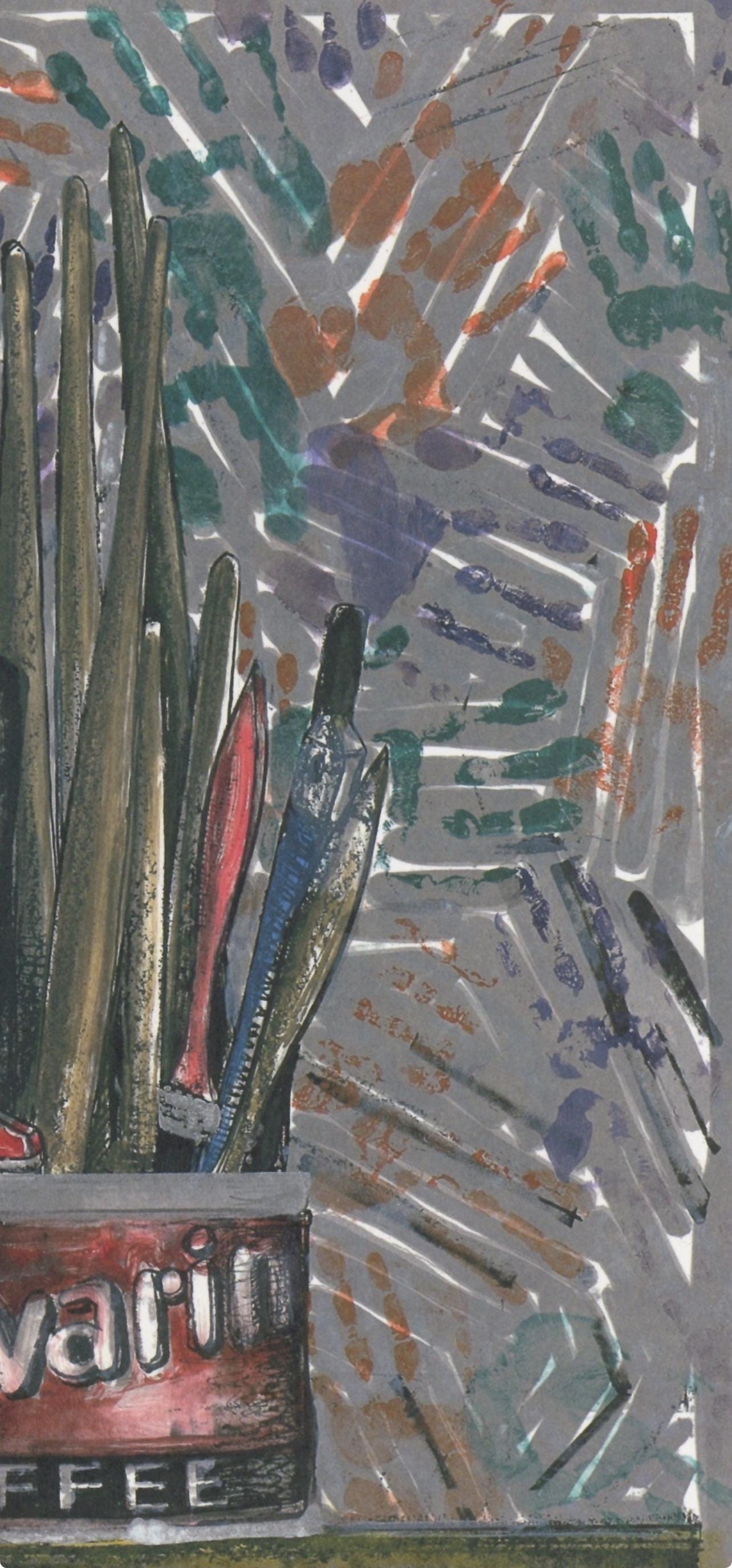 Jasper Johns, Composition, Jasper Johns, 17 Monotypes, Limited Edition Héliogravure