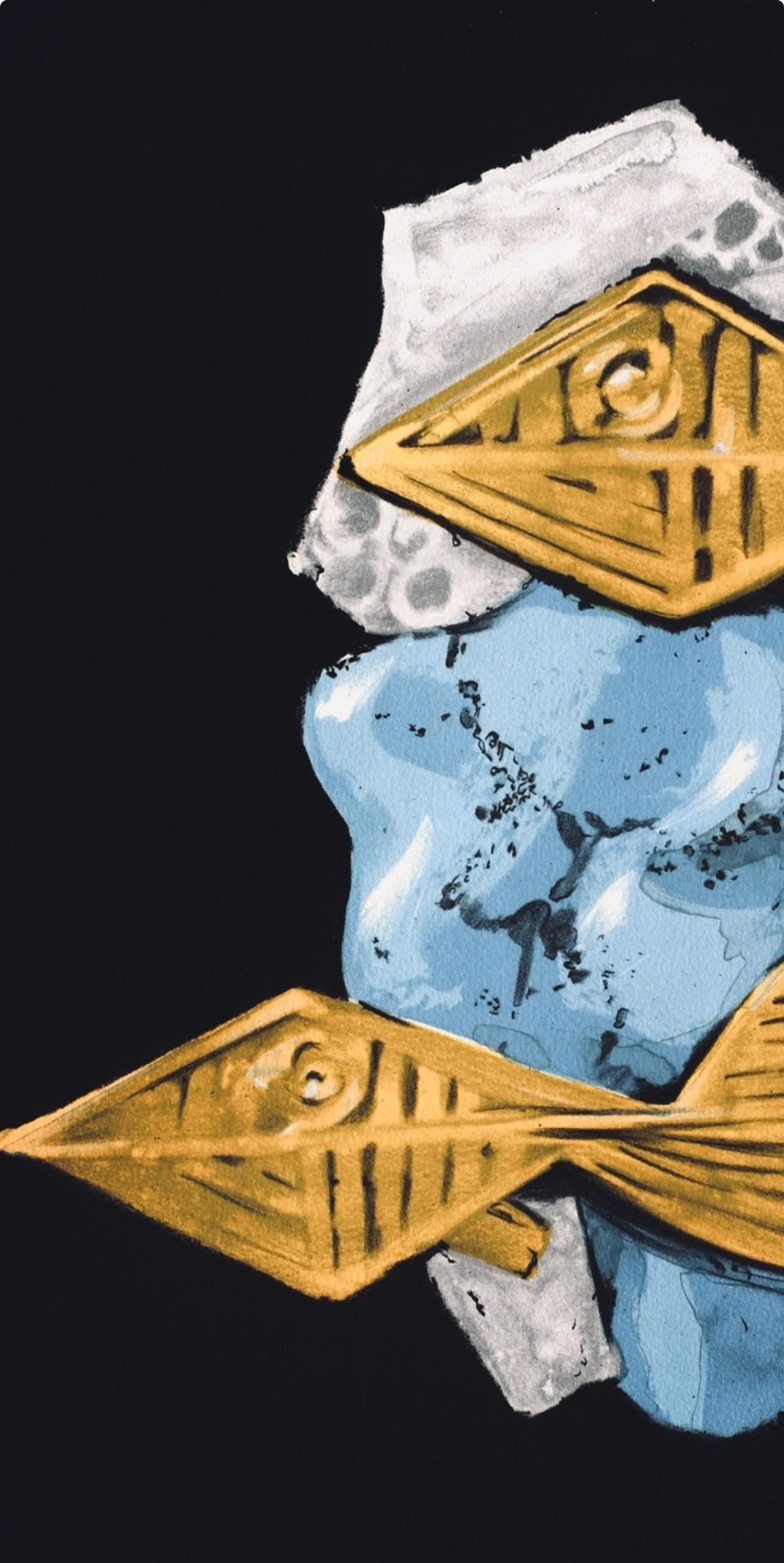 Georges Braque, Composition, Œdipe roi de Sophocle, Limited Edition Lithograph