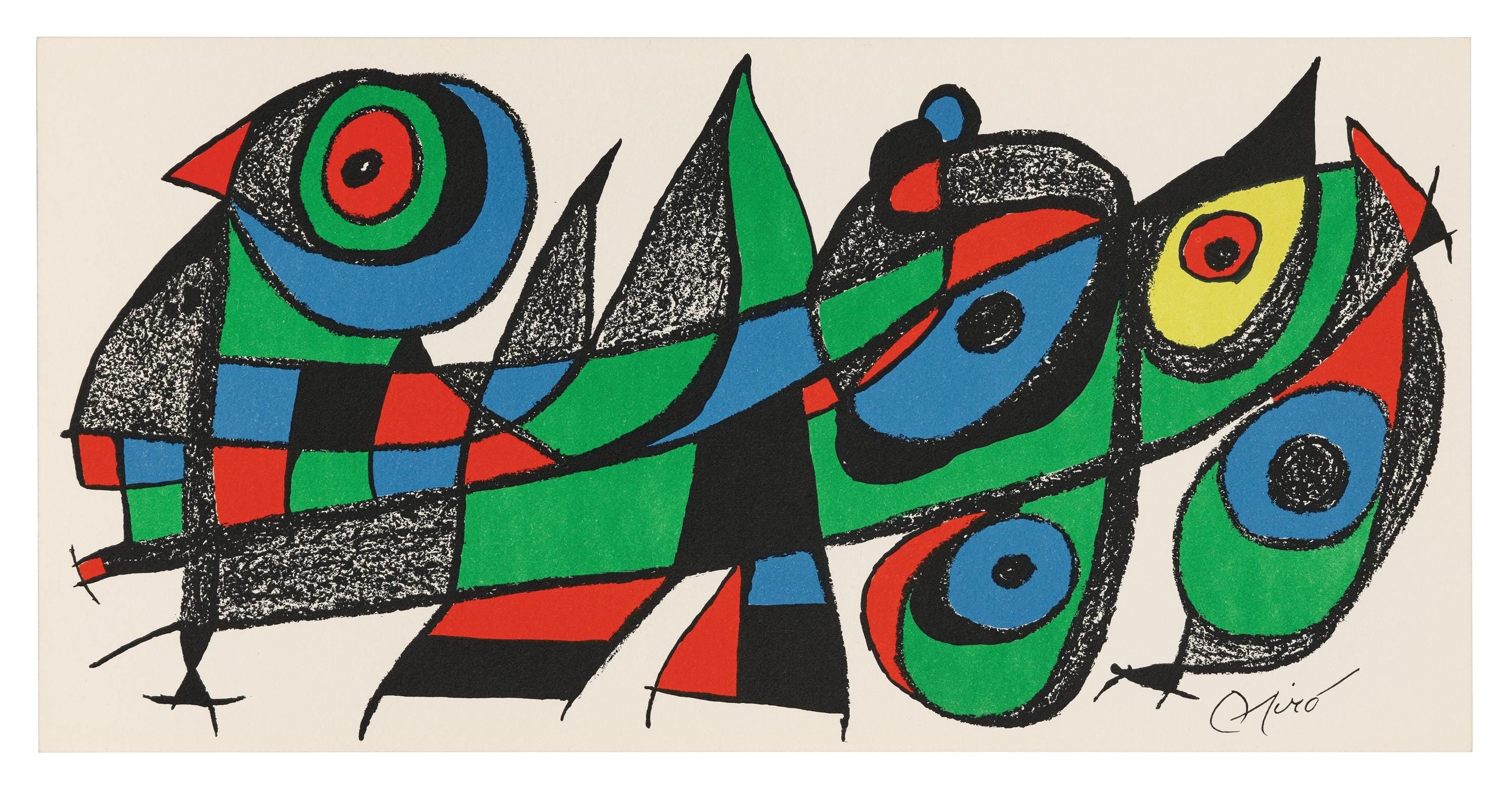 Joan Miró, Composition (Cramer 194; Mourlot 937), Limited Edition Lithograph