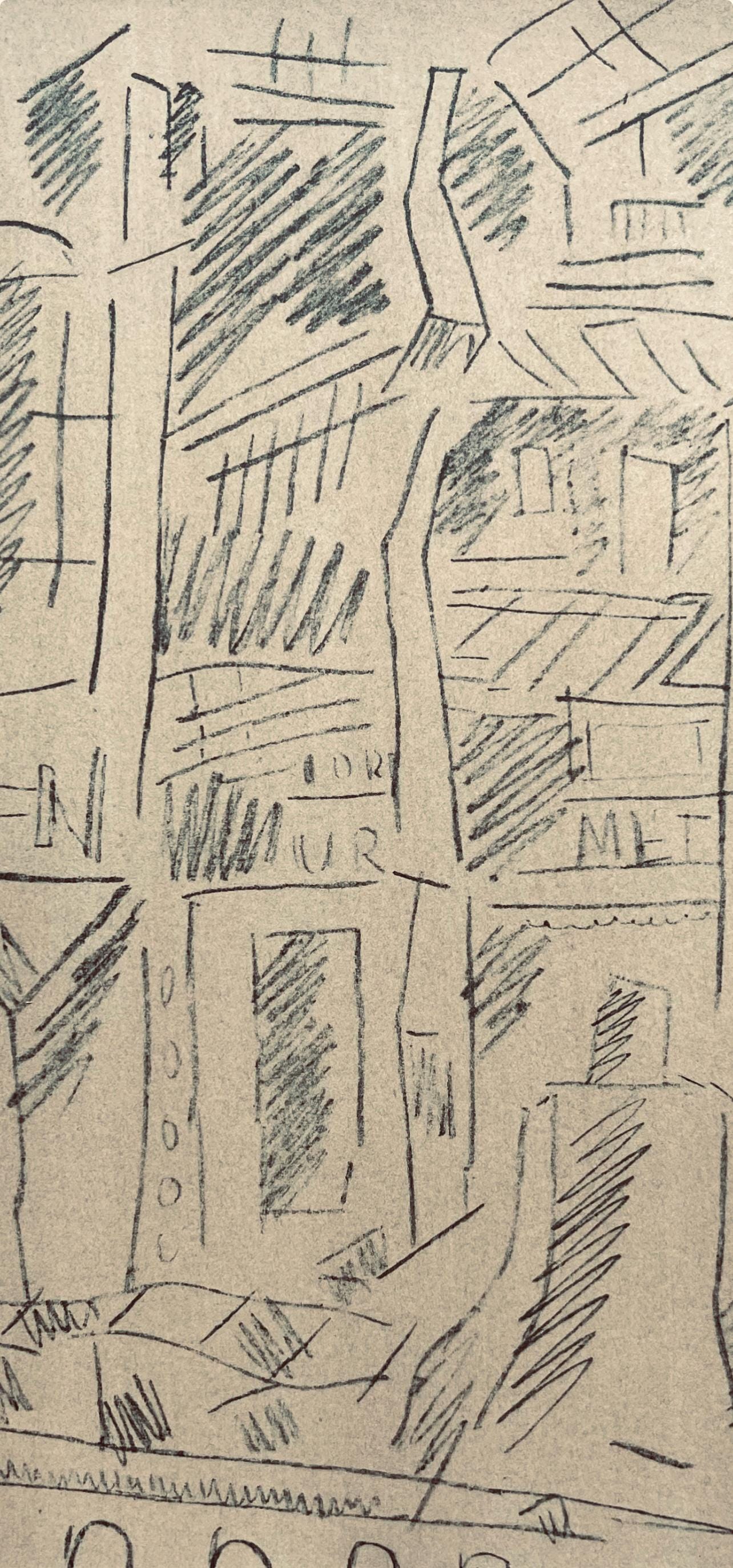Fernand Léger, Verdun: La Place D'armes, Fernand Léger, Dessins de Guerre, Limited Edition Lithograph
