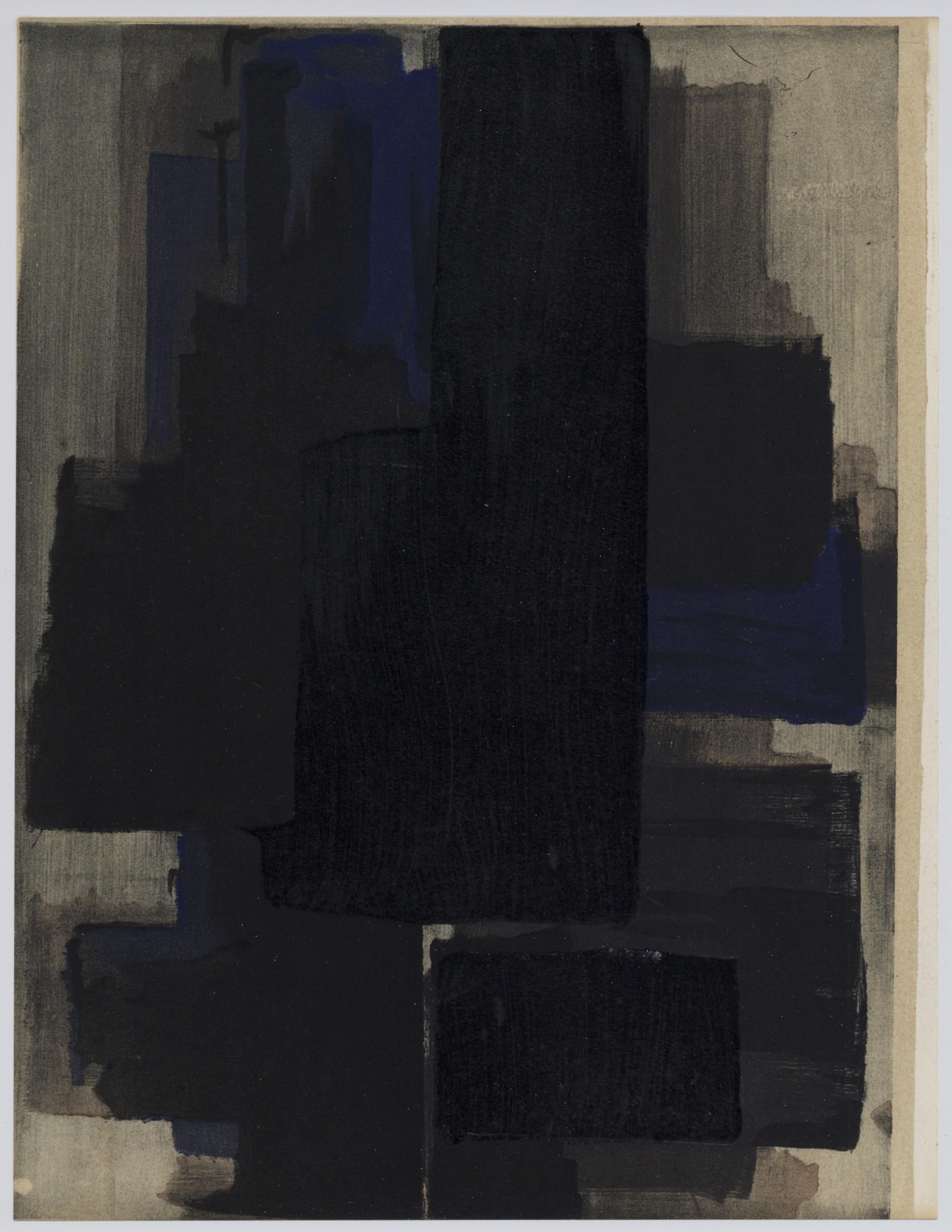 Pierre Soulages, Composition, XXe siècle, Limited Edition Lithograph